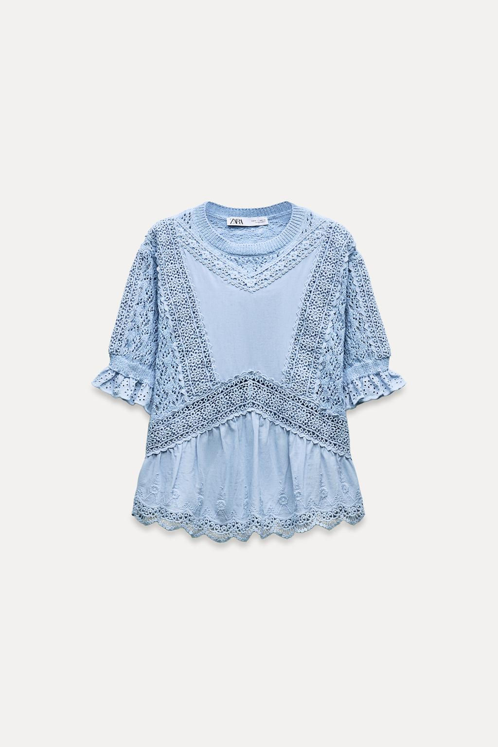 ROMANTIC KNIT TOP - Zara фото 3
