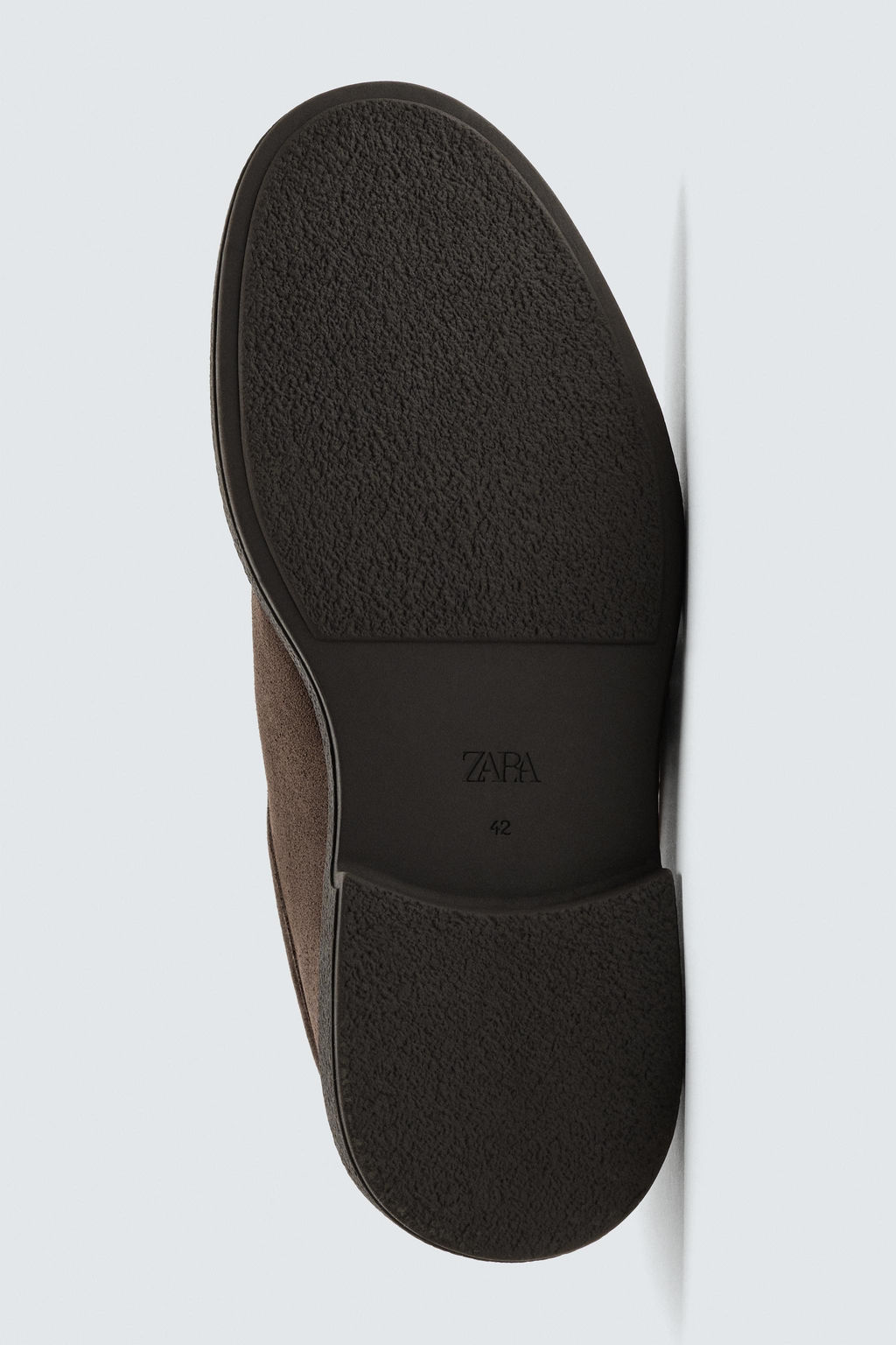 LEATHER MOC TOE SHOES - Zara фото 7