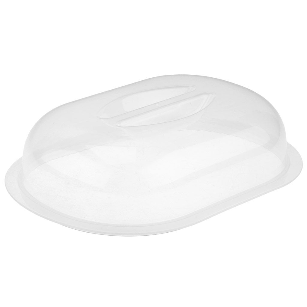 Гречиха Хлебница пластмассовая 31х24х13см, со вставкой, прозрачная крышка, полипропилен, т.м. NECO (Россия) - Домашняя мода фото 7