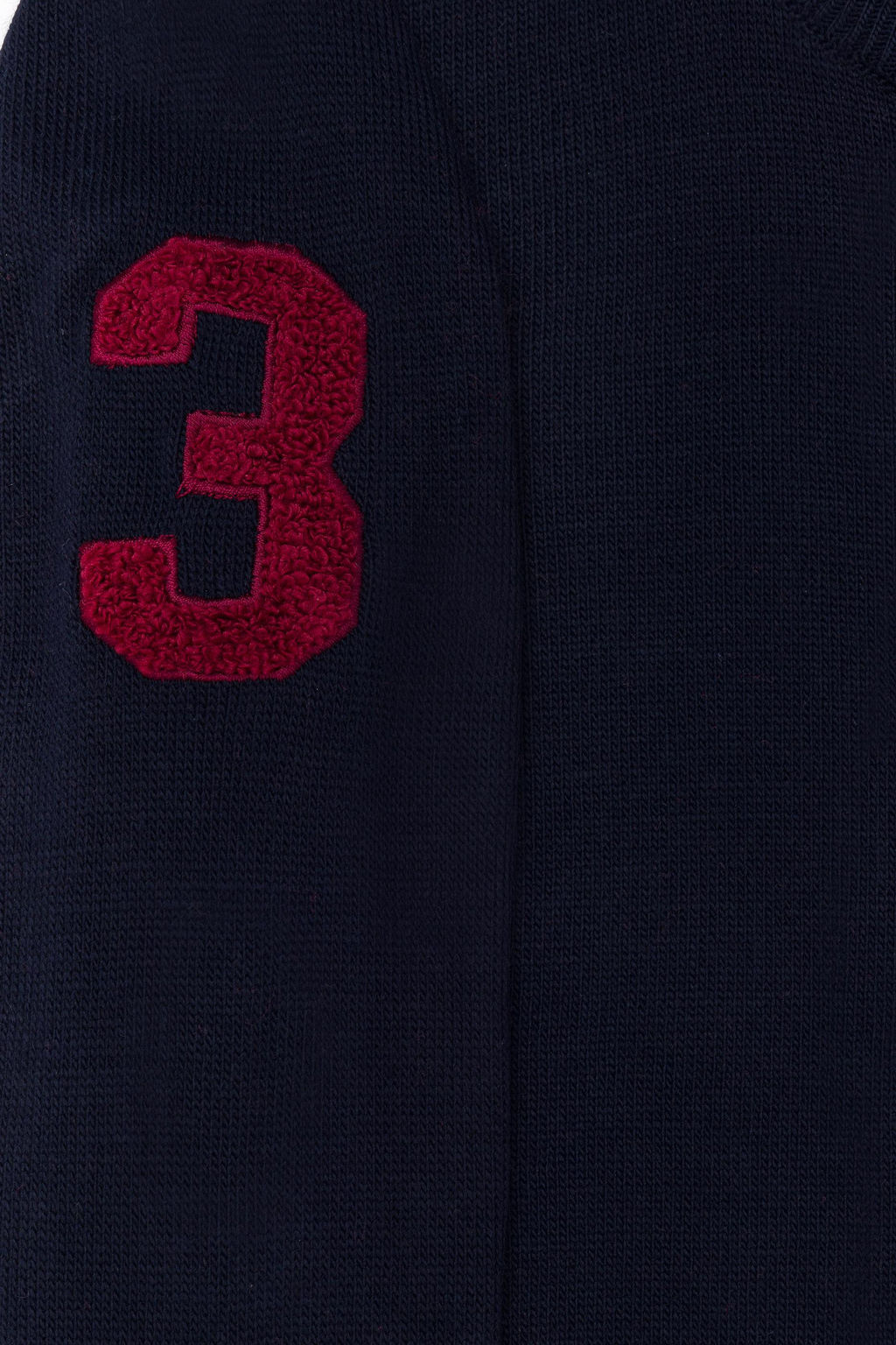 U. S. Polo Assn Темно-синий вязаный кардиган на молнии для мальчика - U.s. polo assn фото 4