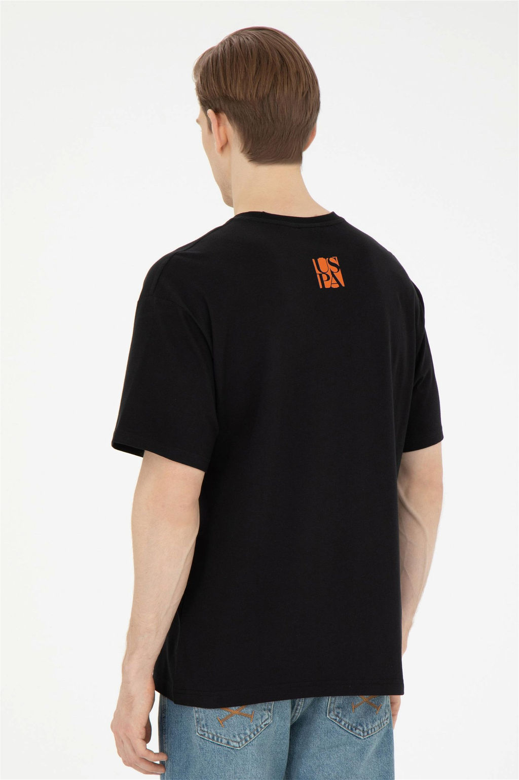 Мужская черная футболка - U.s. polo assn фото 3