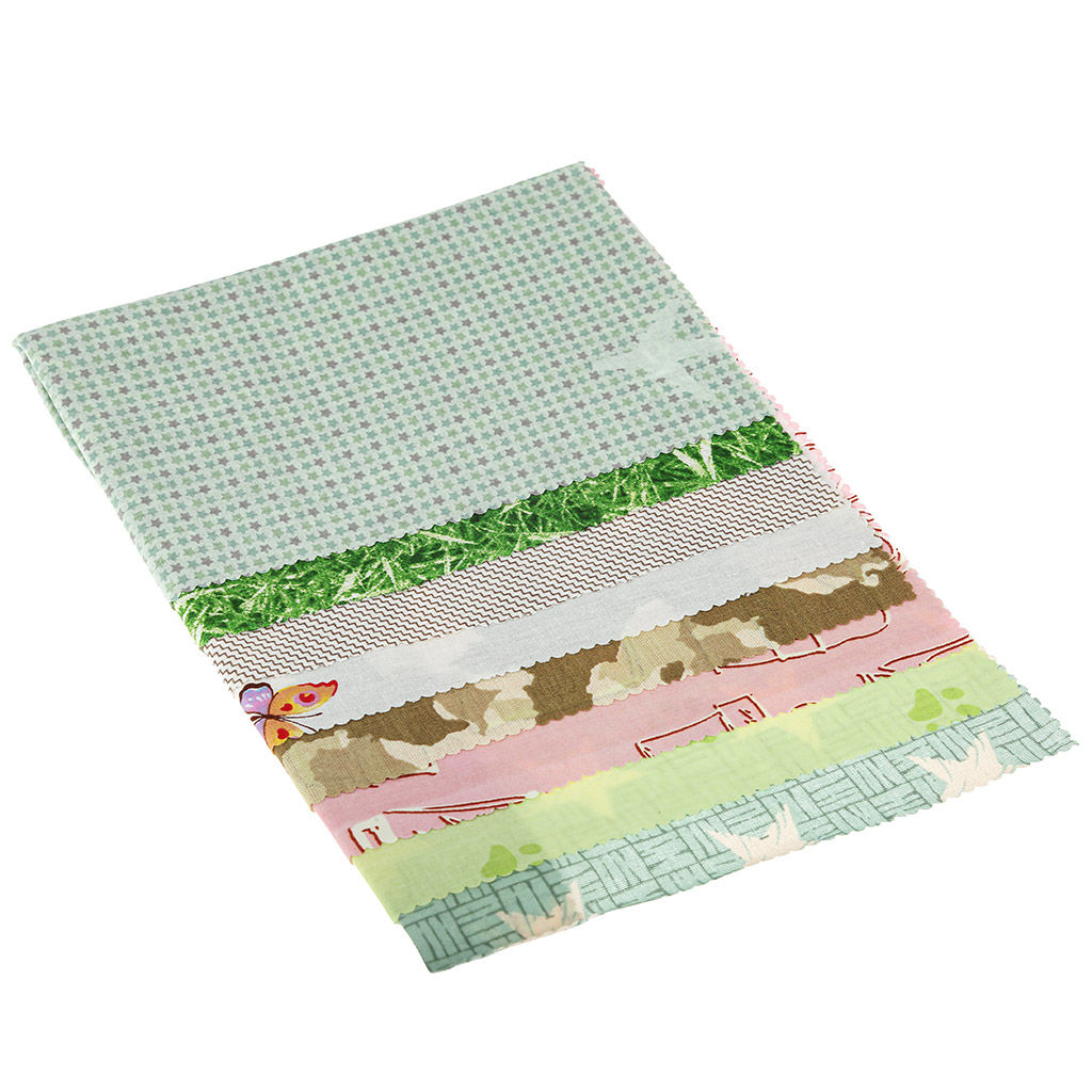 Лоскут для пэчворка и декорирования, набор 8шт 26х26см, хлопок 100%, в п/э на картоне, Домашняя мода (Россия)  фото 5