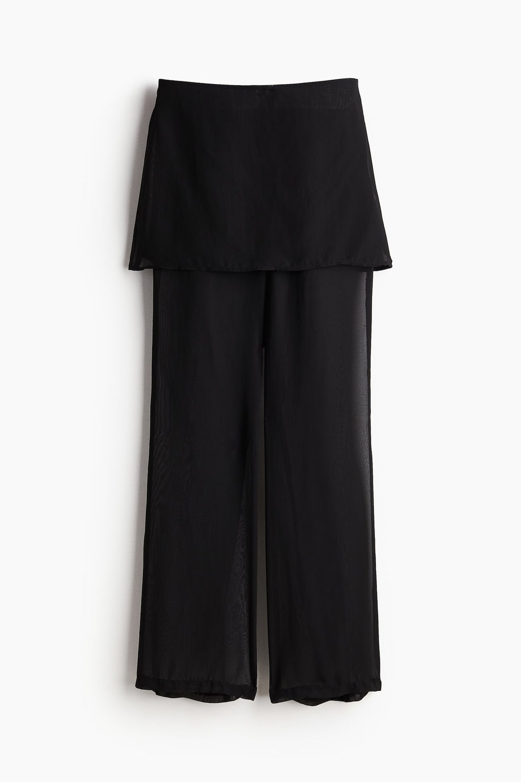 Pantalon de gasa con falda superpuesta - H&m фото 5