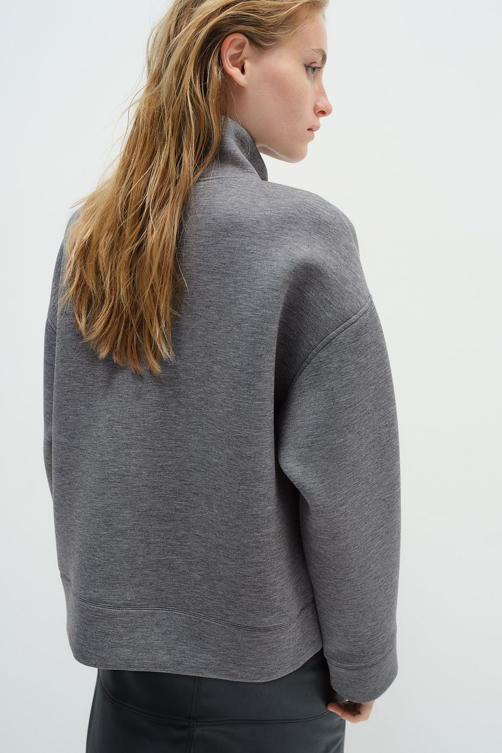 Cardigan efecto neopreno con cremallera - H&m фото 3