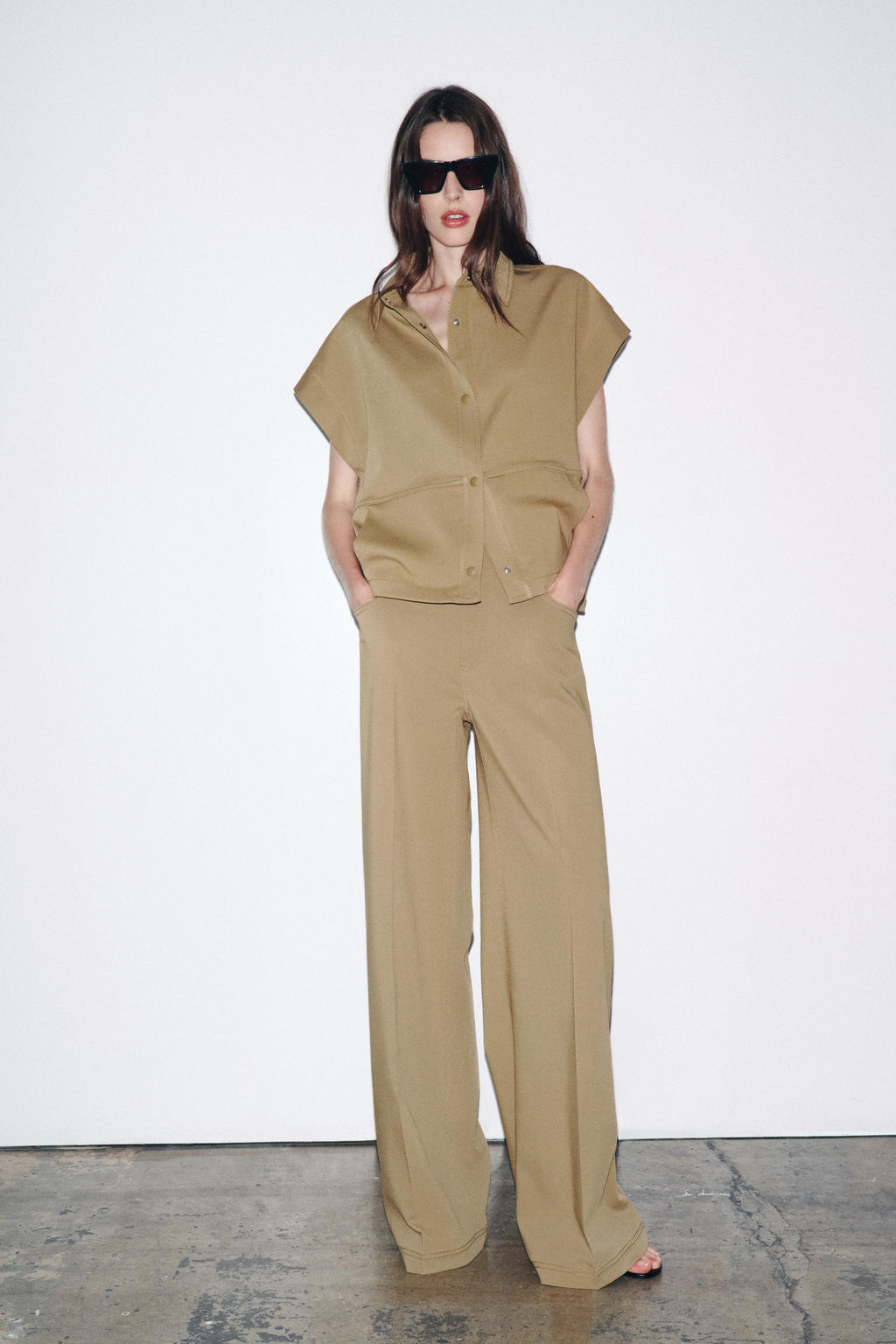 ZW COLLECTION VOLUME TROUSERS - Zara фото 2
