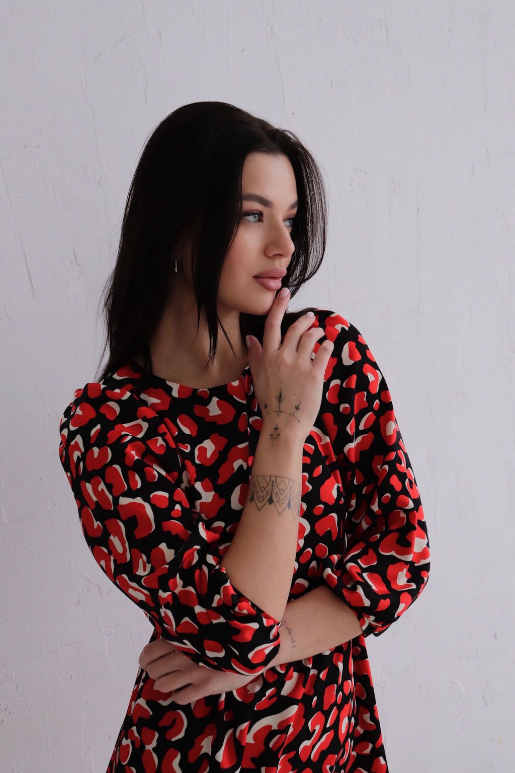 Платье красно-чёрное - Martichelli фото 3