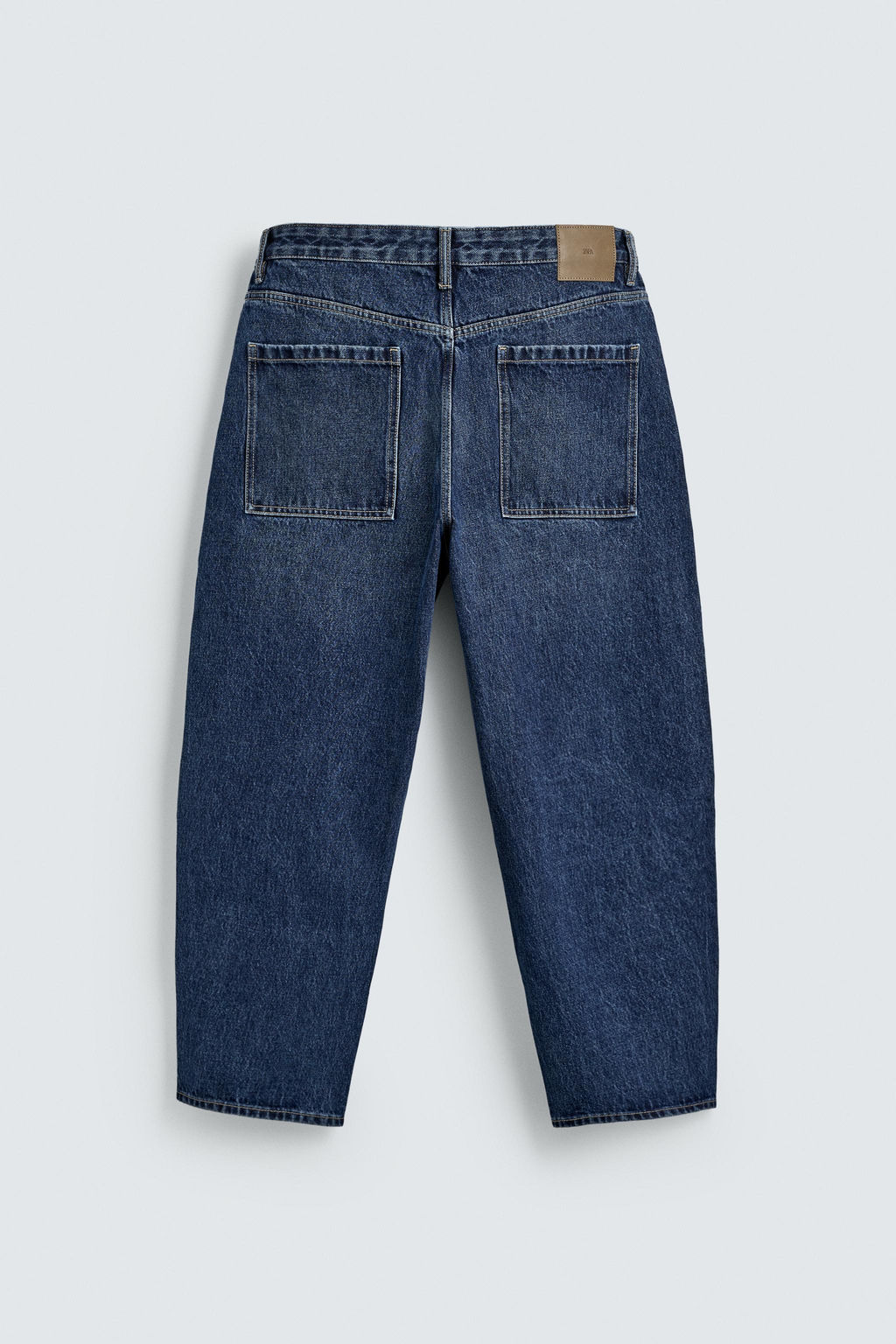JEANS TAPERED WIDE FIT / Azul - Zara фото 9
