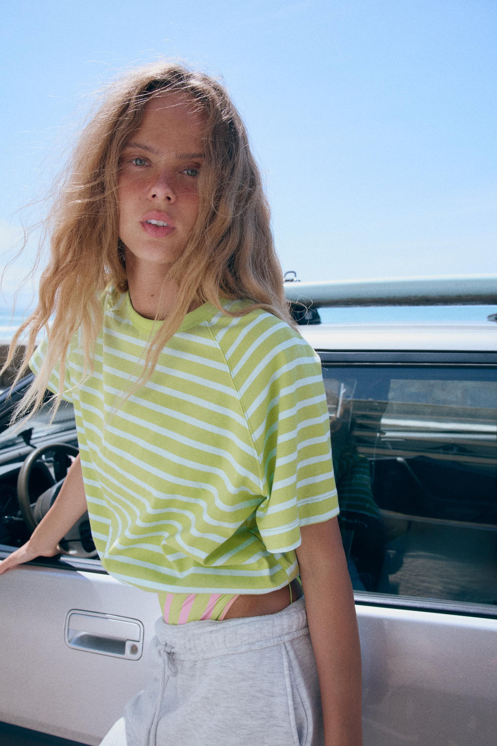 CAMISETA STOPPERS RAYAS / Verde - Zara фото 2
