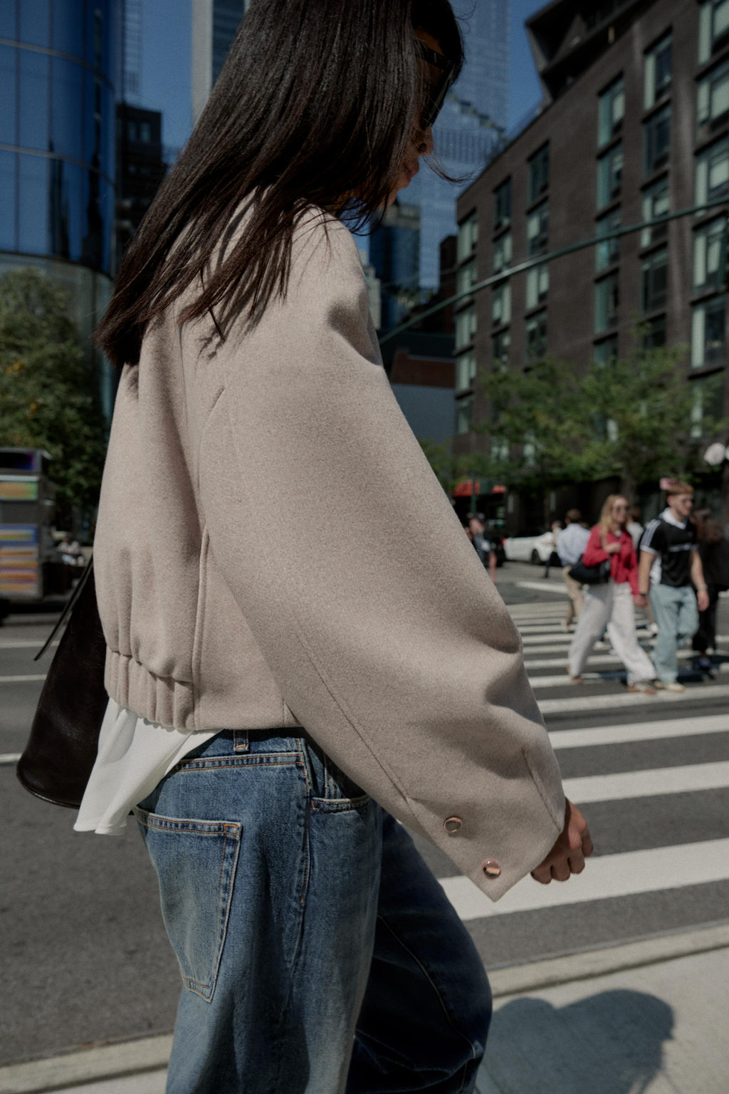 SOFT BOMBER JACKET WITH ELASTIC HEM - Zara фото 5