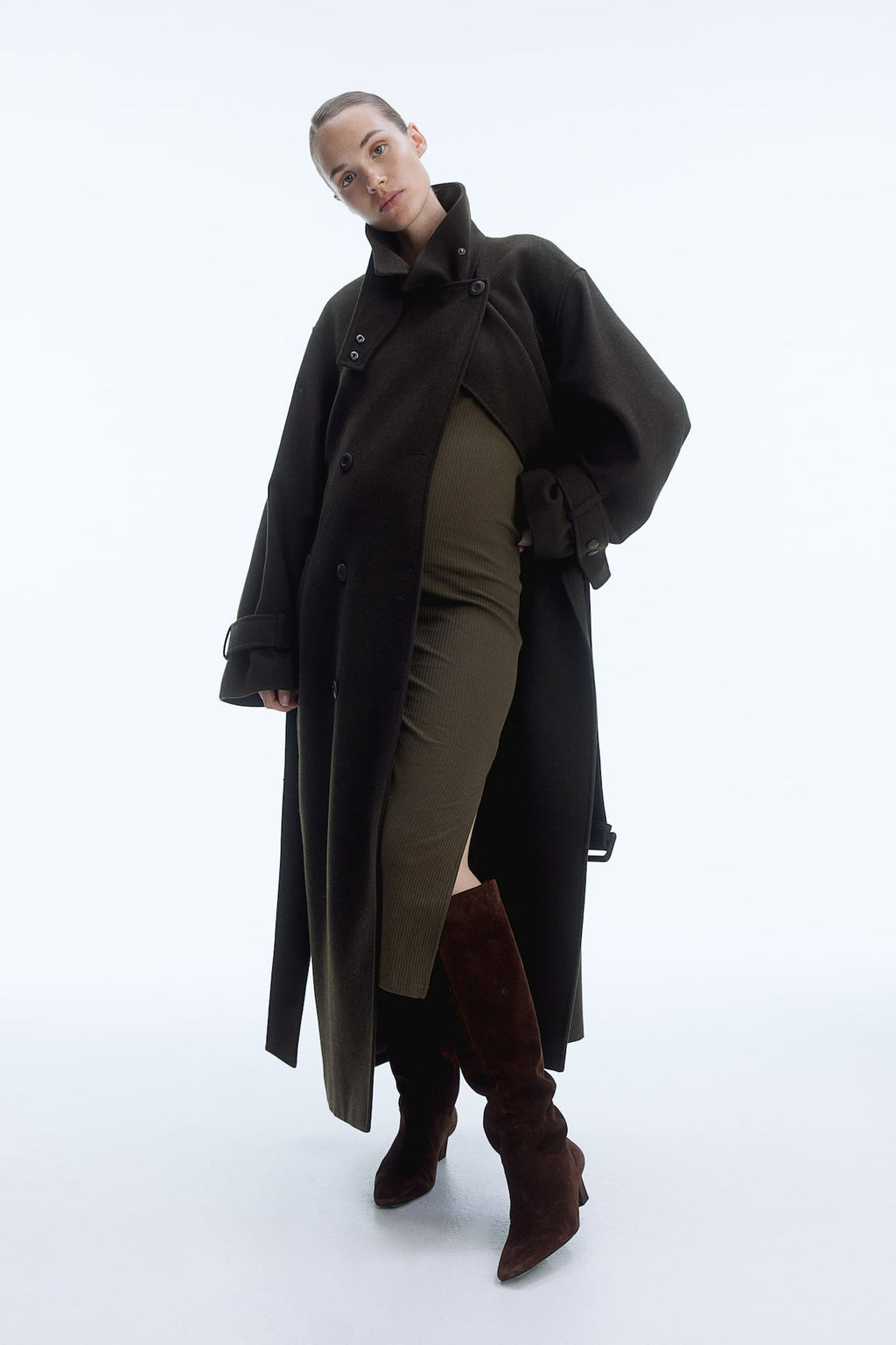 MAMA Vestido ajustado en canale - H&m фото 3