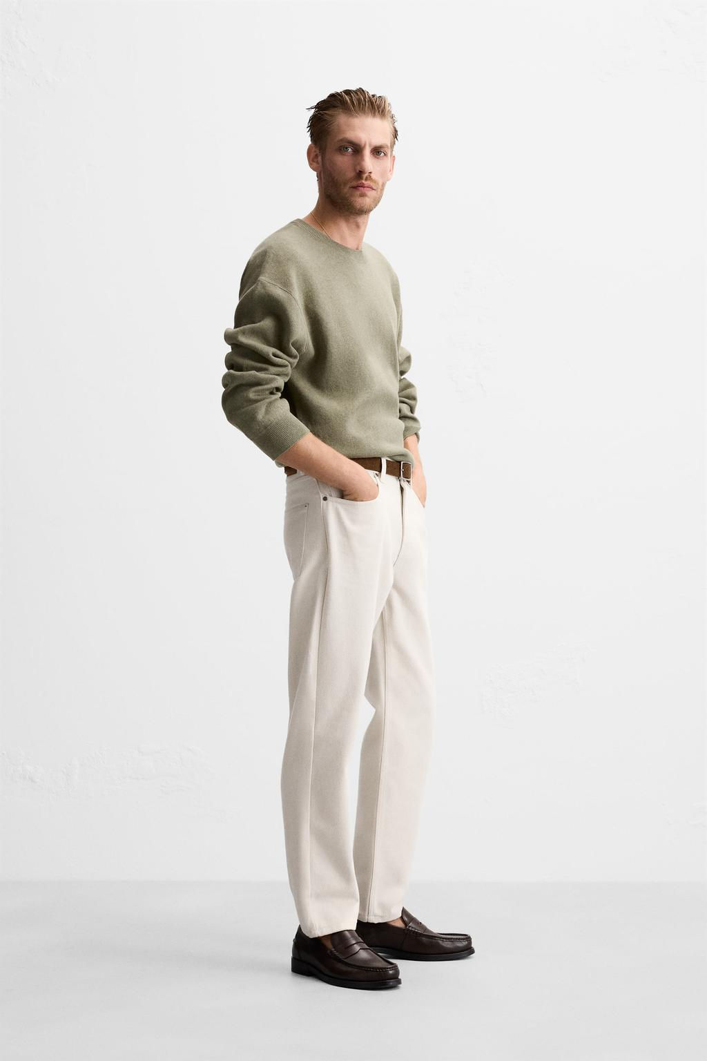 TEXTURED COTTON SWEATER - Zara фото 4