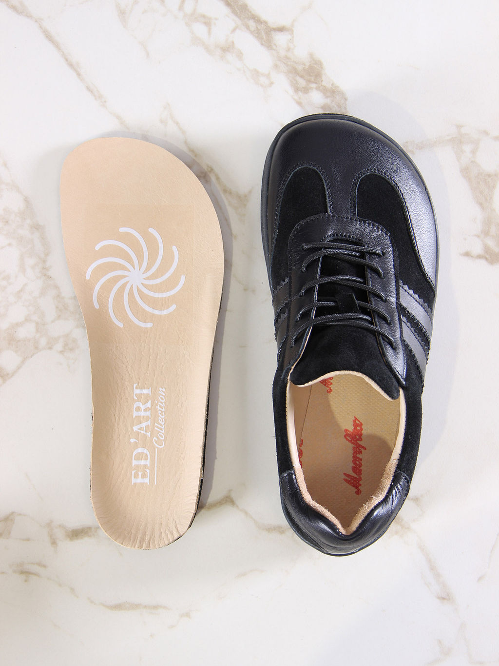 Босоногие кеды 184.natabl.Черная замша+черный стар