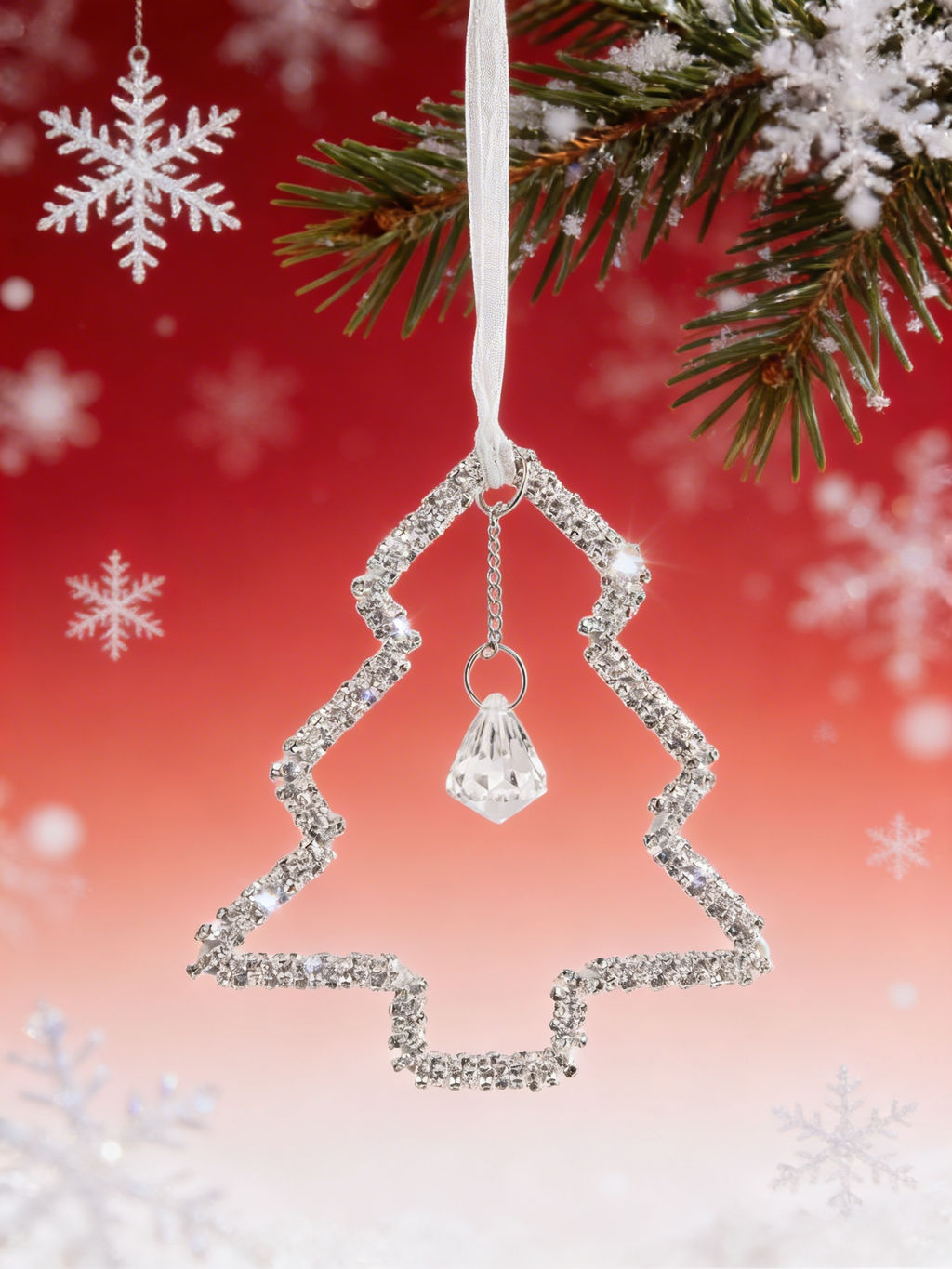 Игрушка елочная, 12 см, пластик/металл, серебристая, Елка, Event - Anna lafarg фото 8