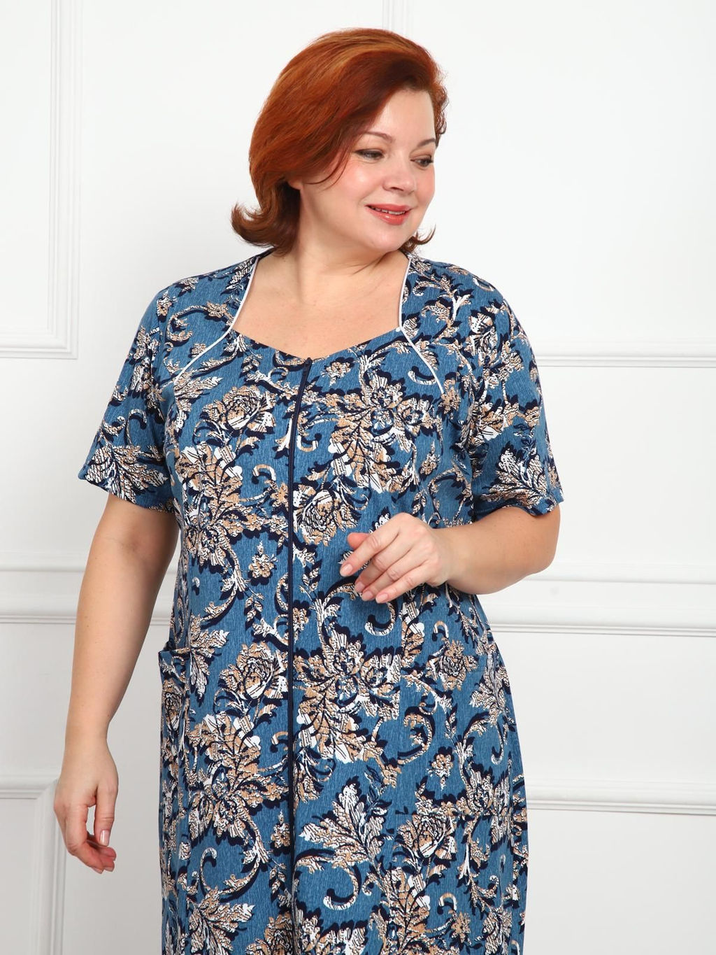 IV-CAPRIZ Ефимия - халат синий