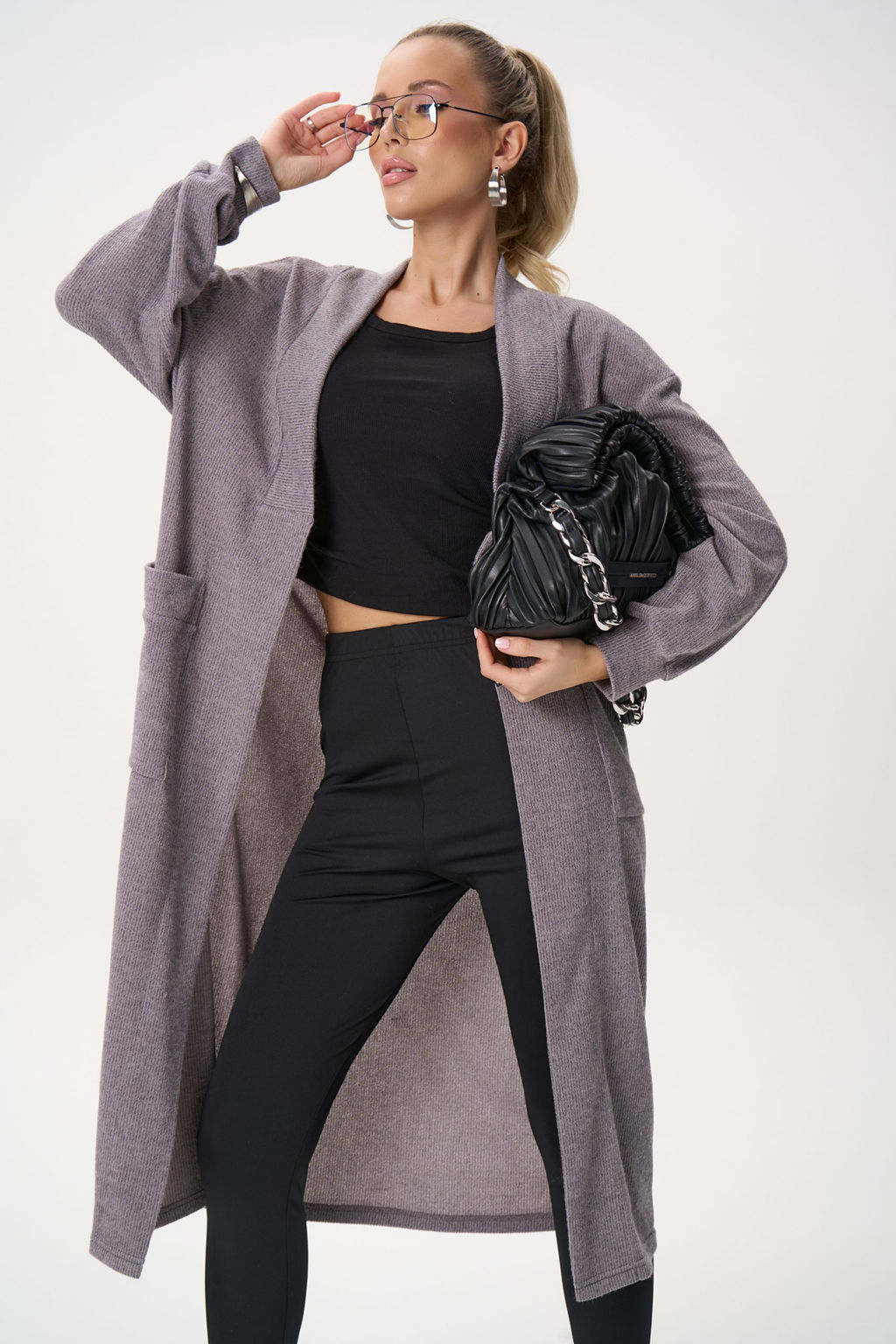 Кардиган Катрис (серый) - Эльза фото 7