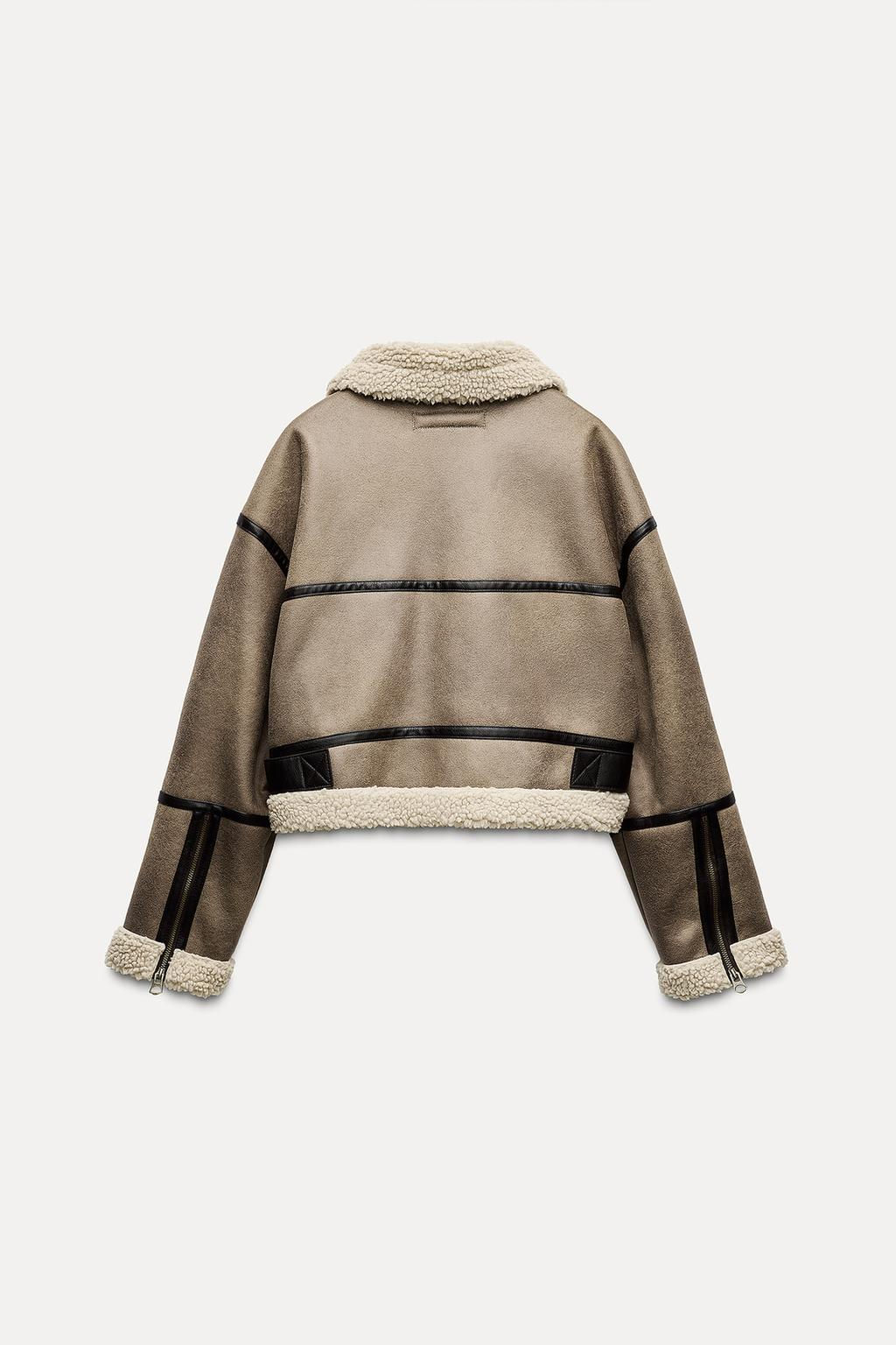 DOUBLE-FACED SHORT JACKET - Zara фото 4