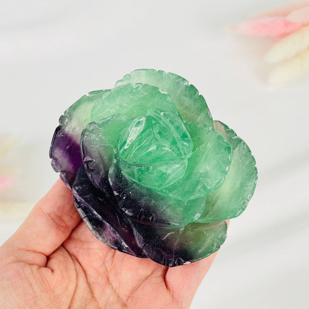 Цветок из Флюорита