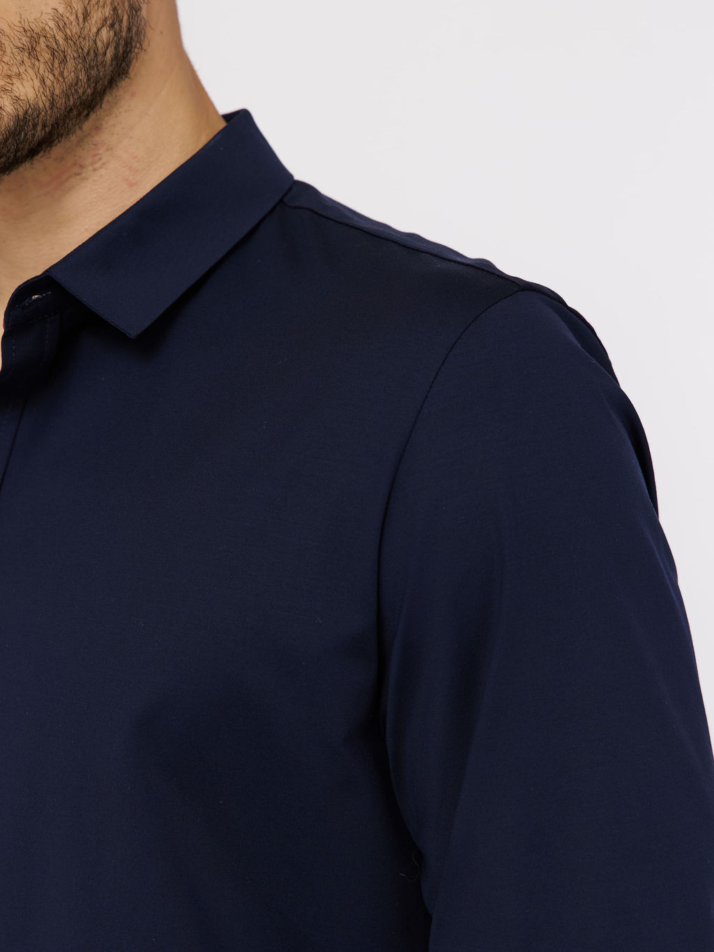 Рубашка трикотажная мужская GREG SK240/137/1054/ZN/1p STRETCH фото 4