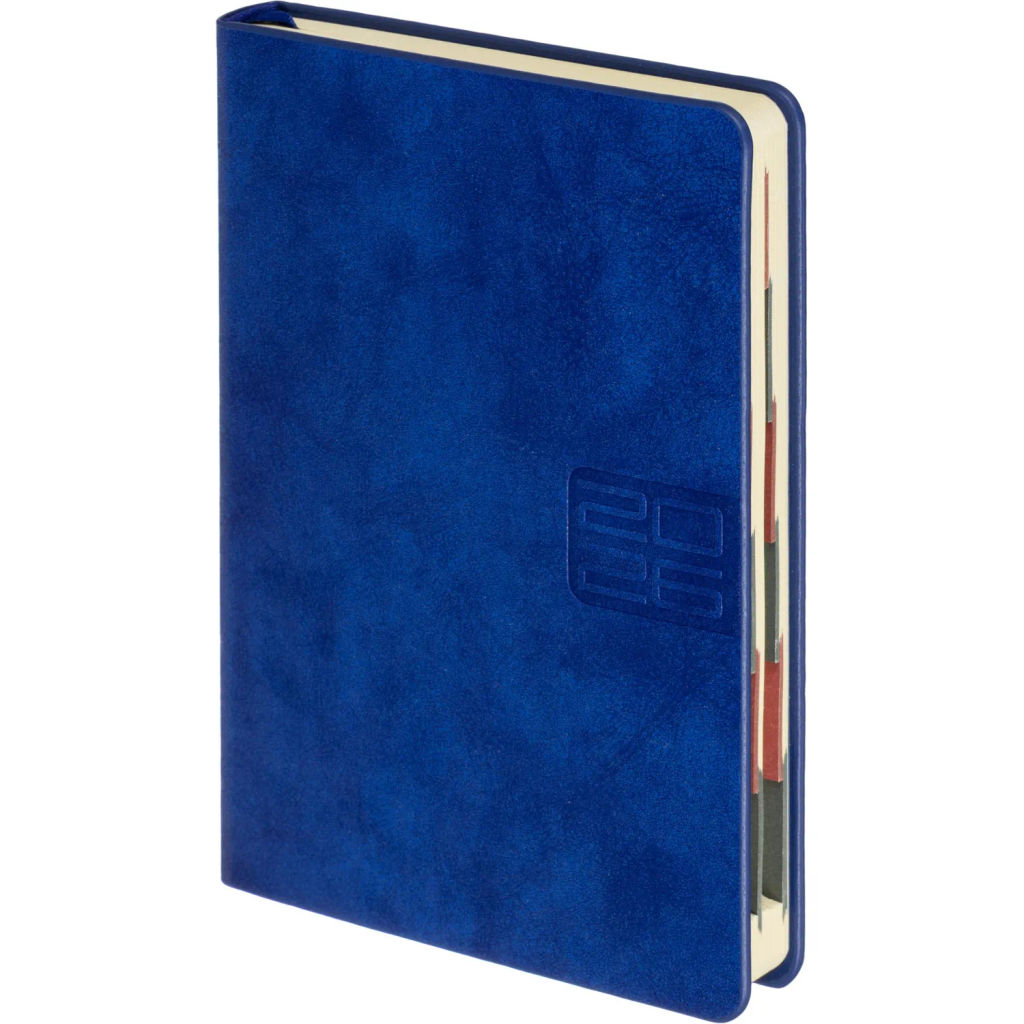Ежедневник датированный 2026 ESCALADA А6+ (126x174мм), 176л, синий 70292