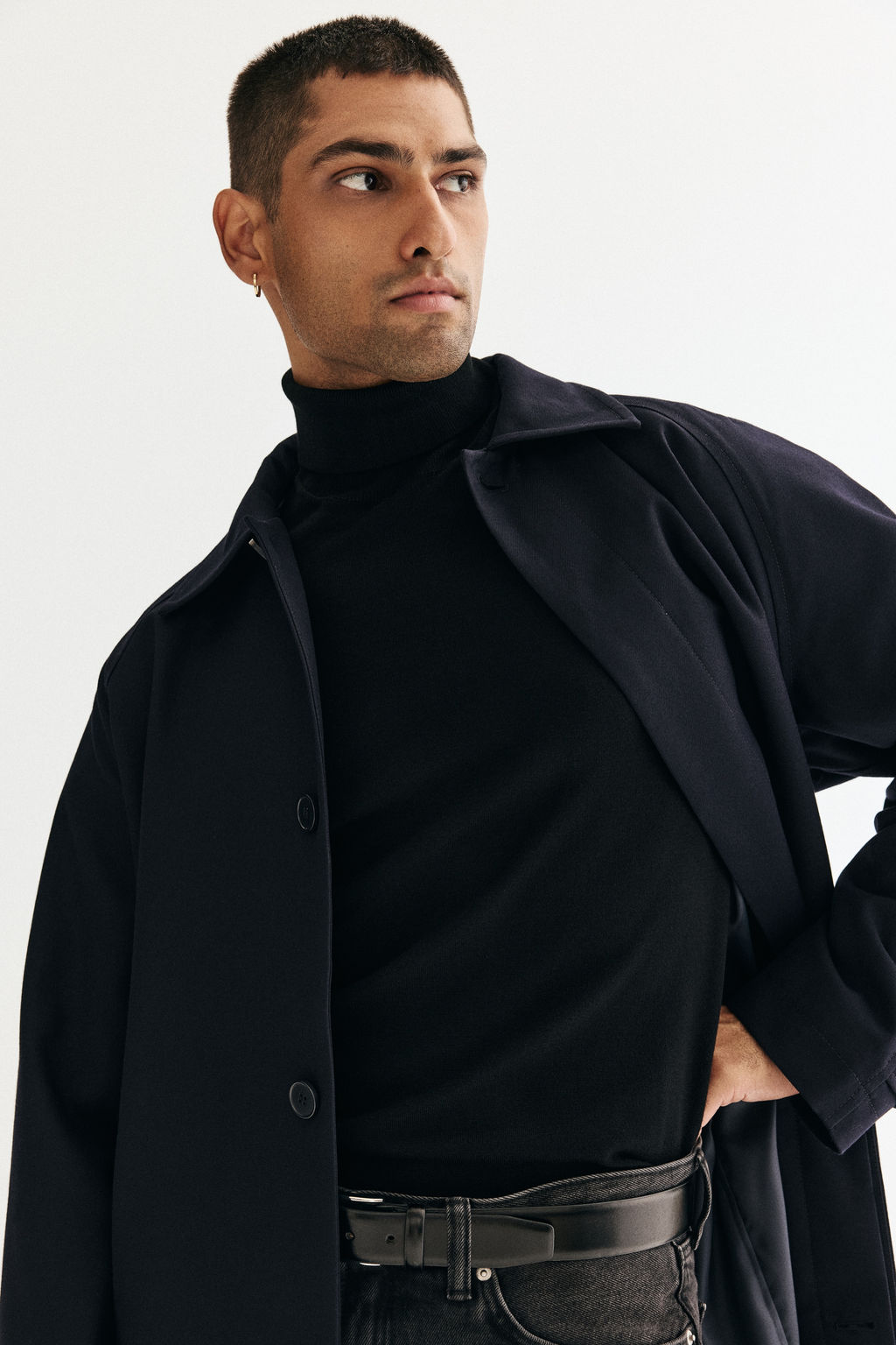 Jersey de cuello alto Regular Fit - H&m фото 7