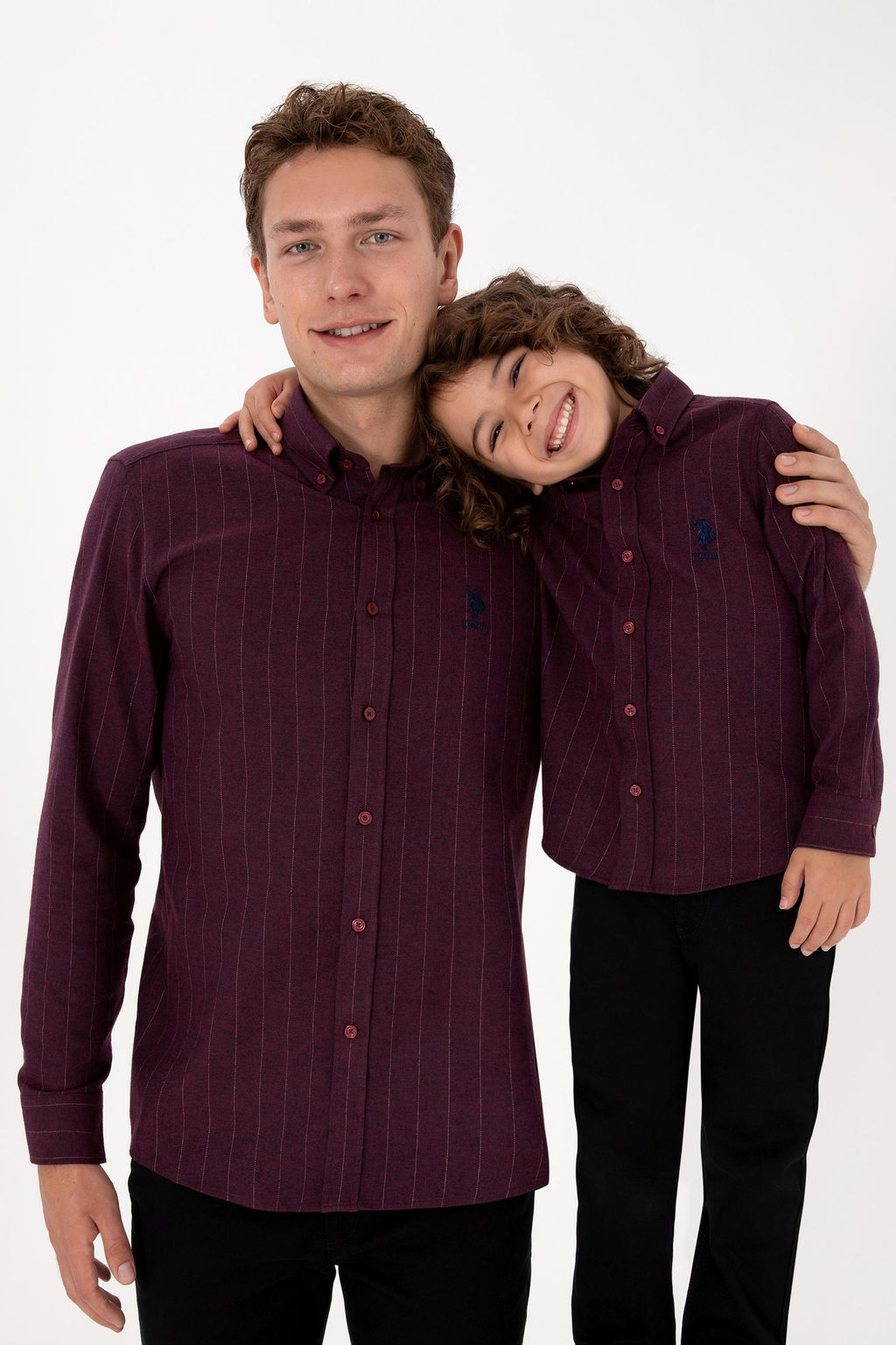 Erkek _ocuk Bordo Uzun Kollu G_mlek - U.s. polo assn фото 2