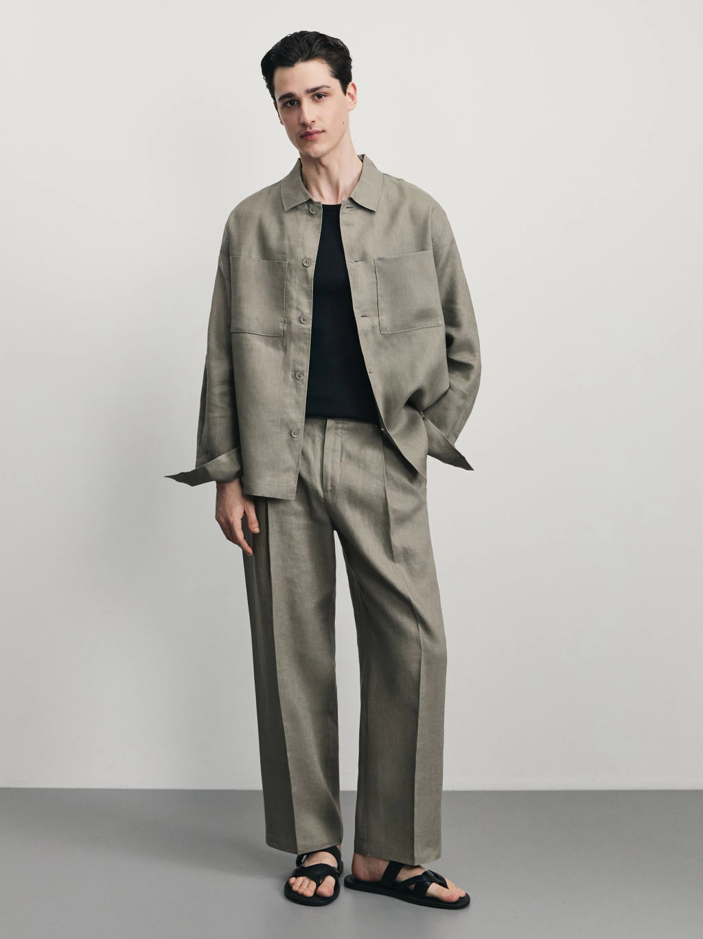 Брюки 100% лён premium / Zarina