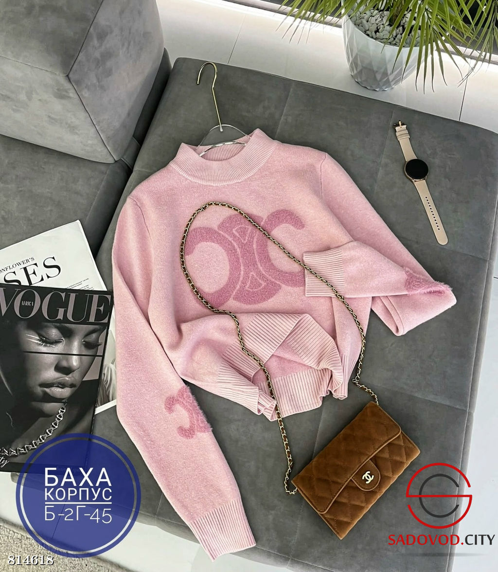 Свитер женский с рисунком - Bruno фото 4