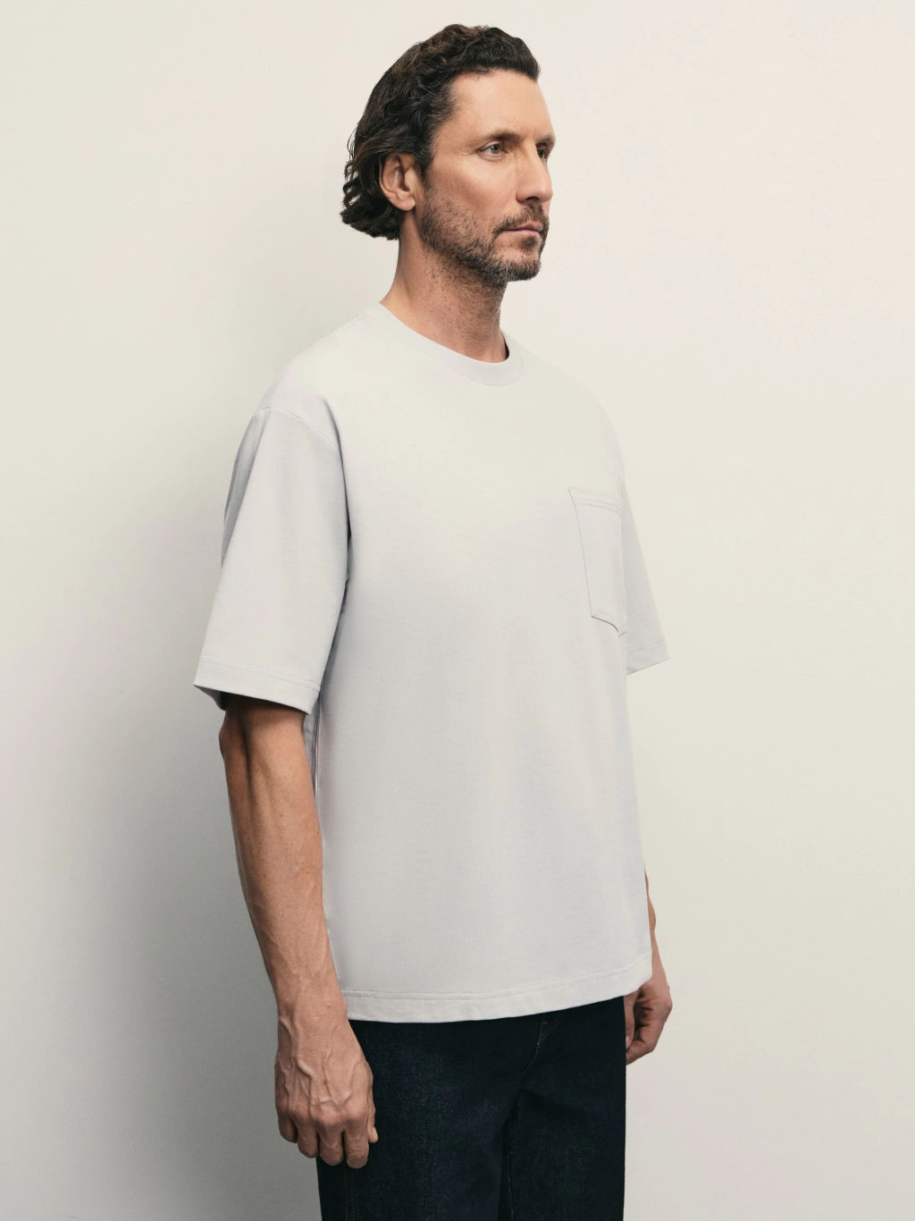 Футболка с карманом relax fit / Zarina  фото 4