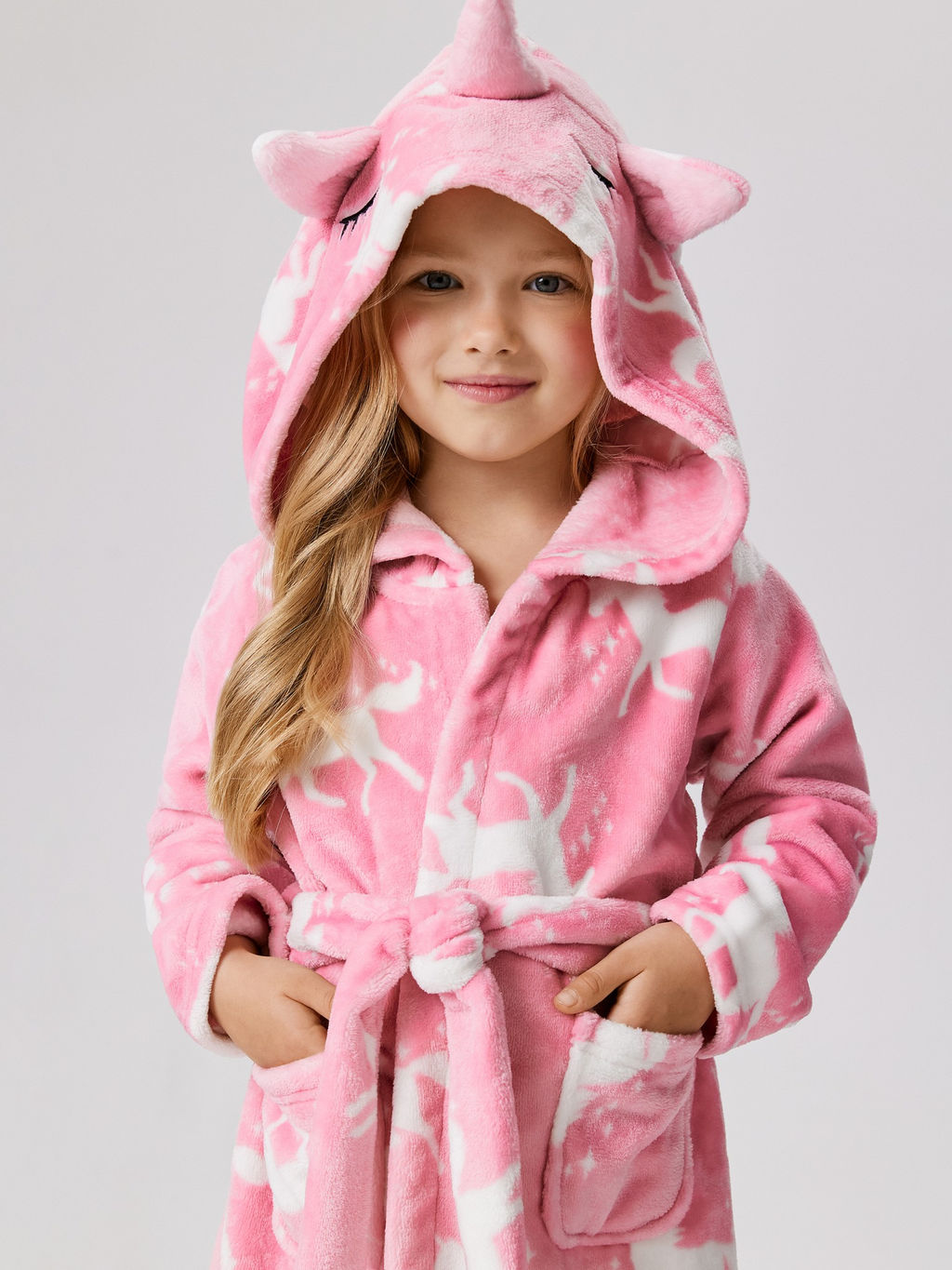 ACOOLA / Халат детский для девочек Pisuega розовый  фото 2