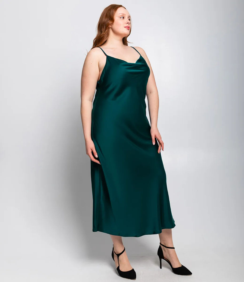 Платье #БШ2419, изумрудный