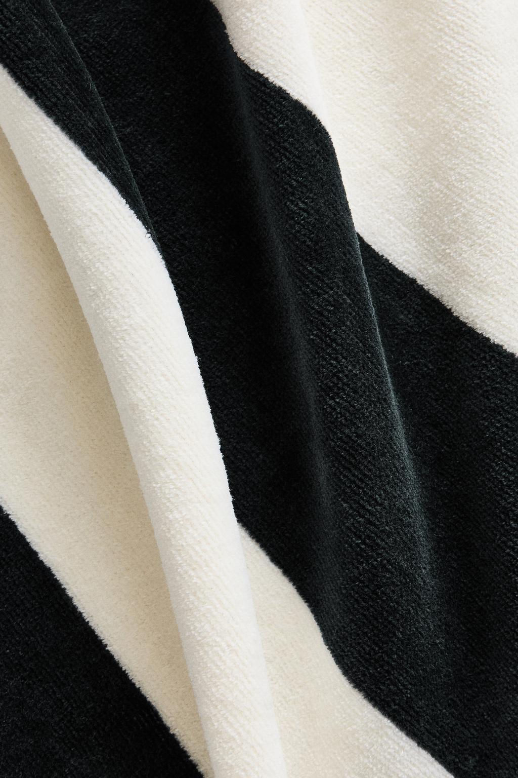 VELOUR BEACH TOWEL WITH WIDE STRIPES - Zara фото 18