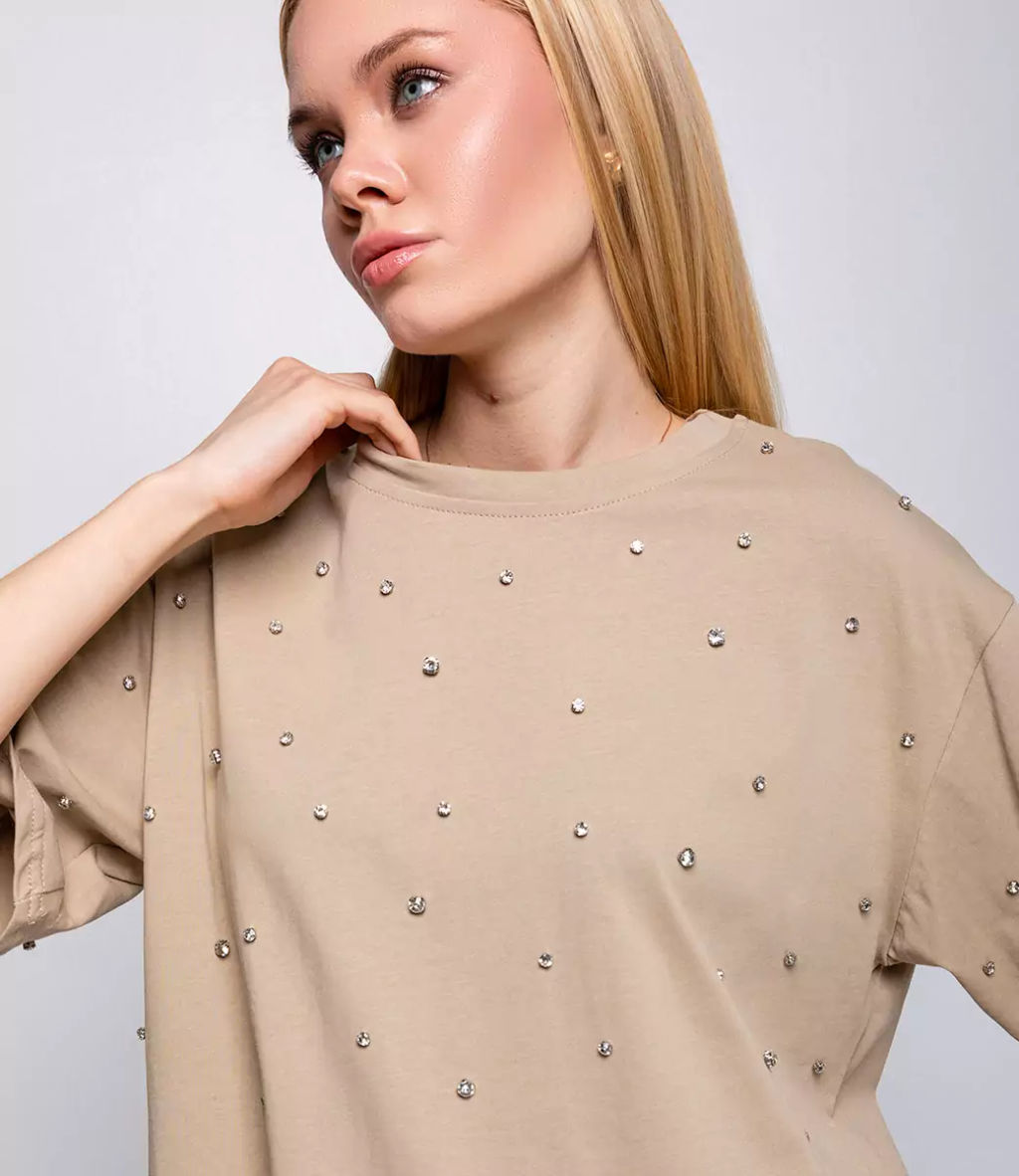 Футболка #БШ2019 (1), бежевый