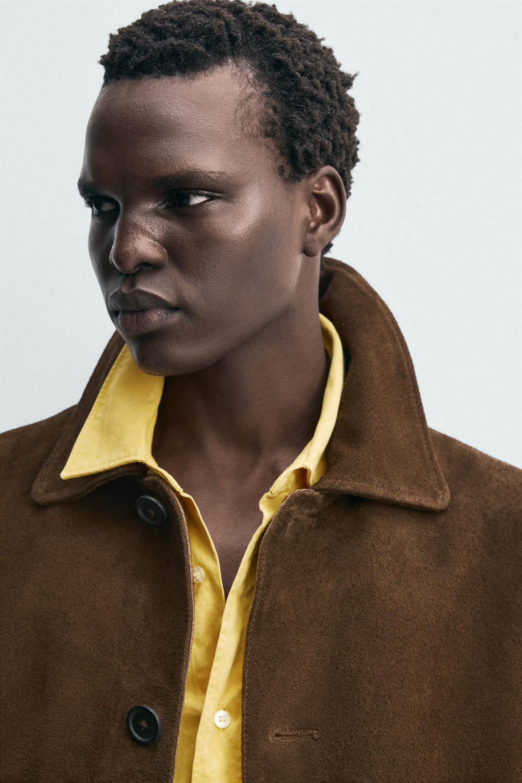 LEATHER SUEDE JACKET - Zara фото 16