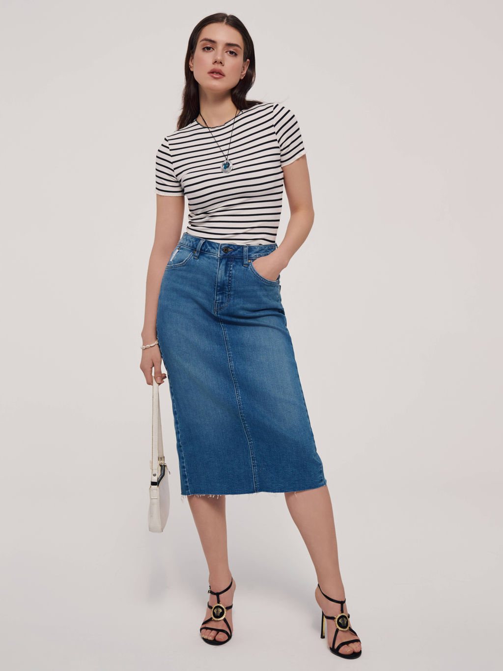 CONTE LD 2642 Футболка женская white-black - Conte elegant фото 2