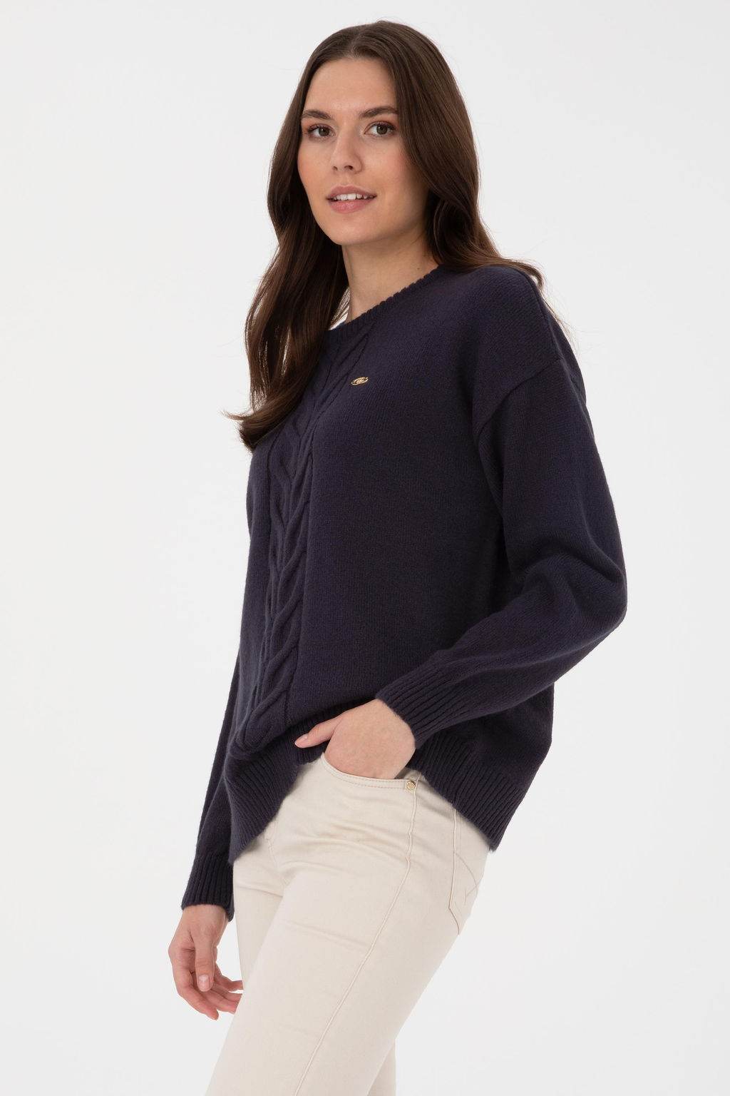 Kad_n A__k Lacivert Kazak - U.s. polo assn фото 3