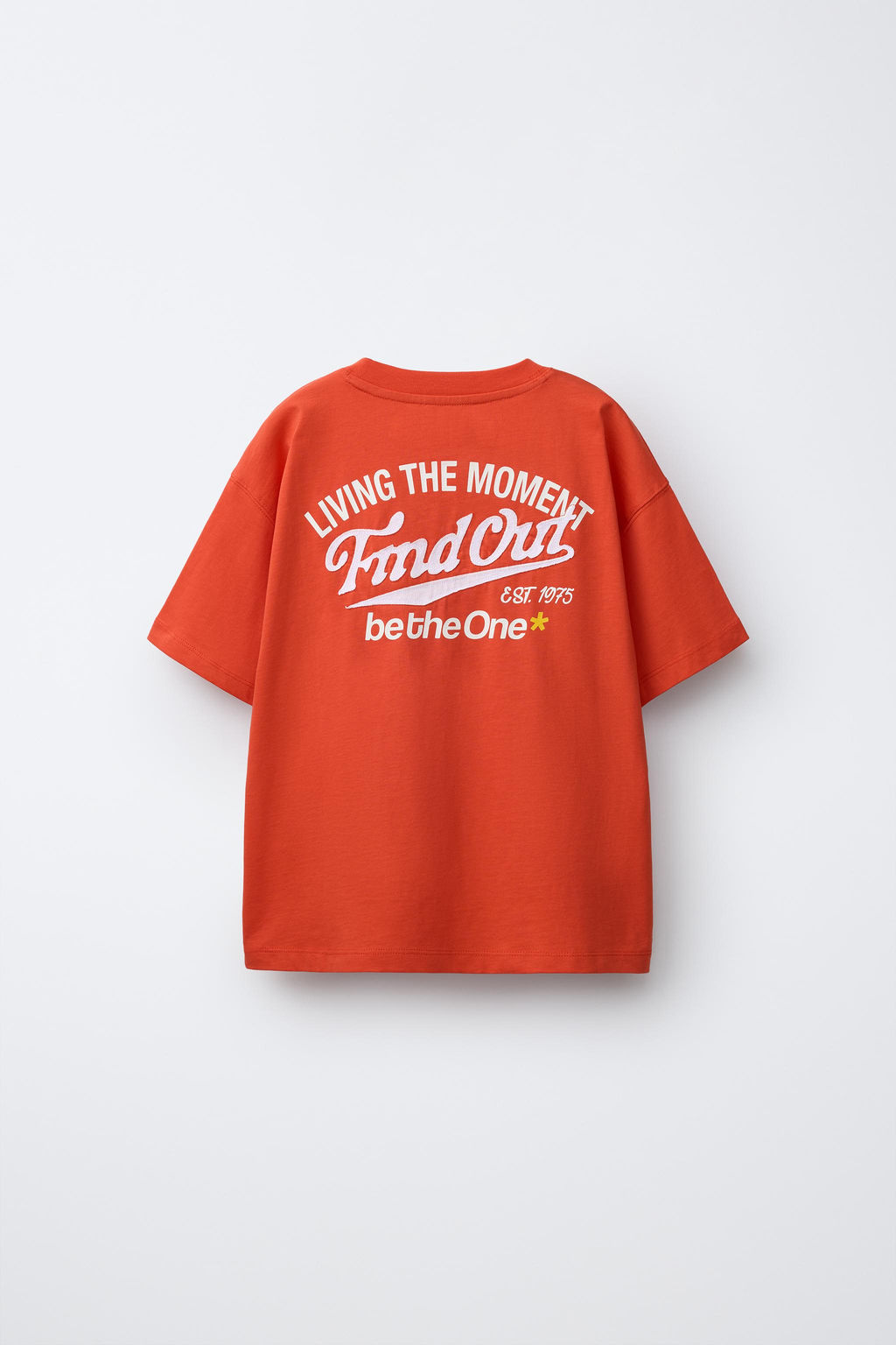 CAMISETA ESTAMPADO TEXTO / Rojo - Zara фото 3