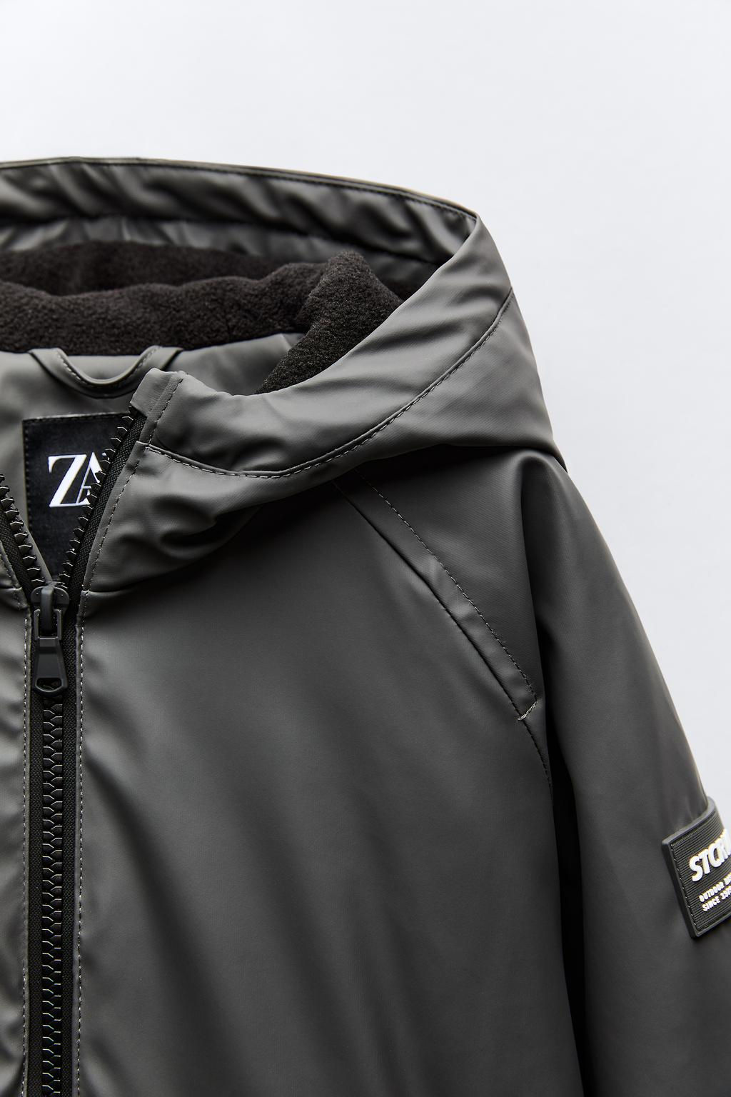 RUBBERISED JACKET - Zara фото 5