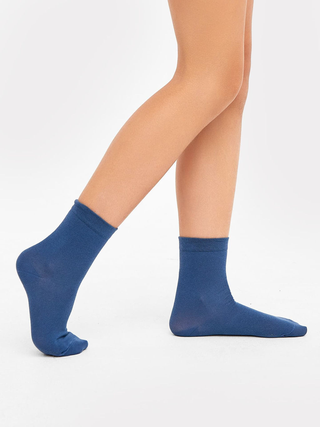Цена за 5 пар! Носки детские синие