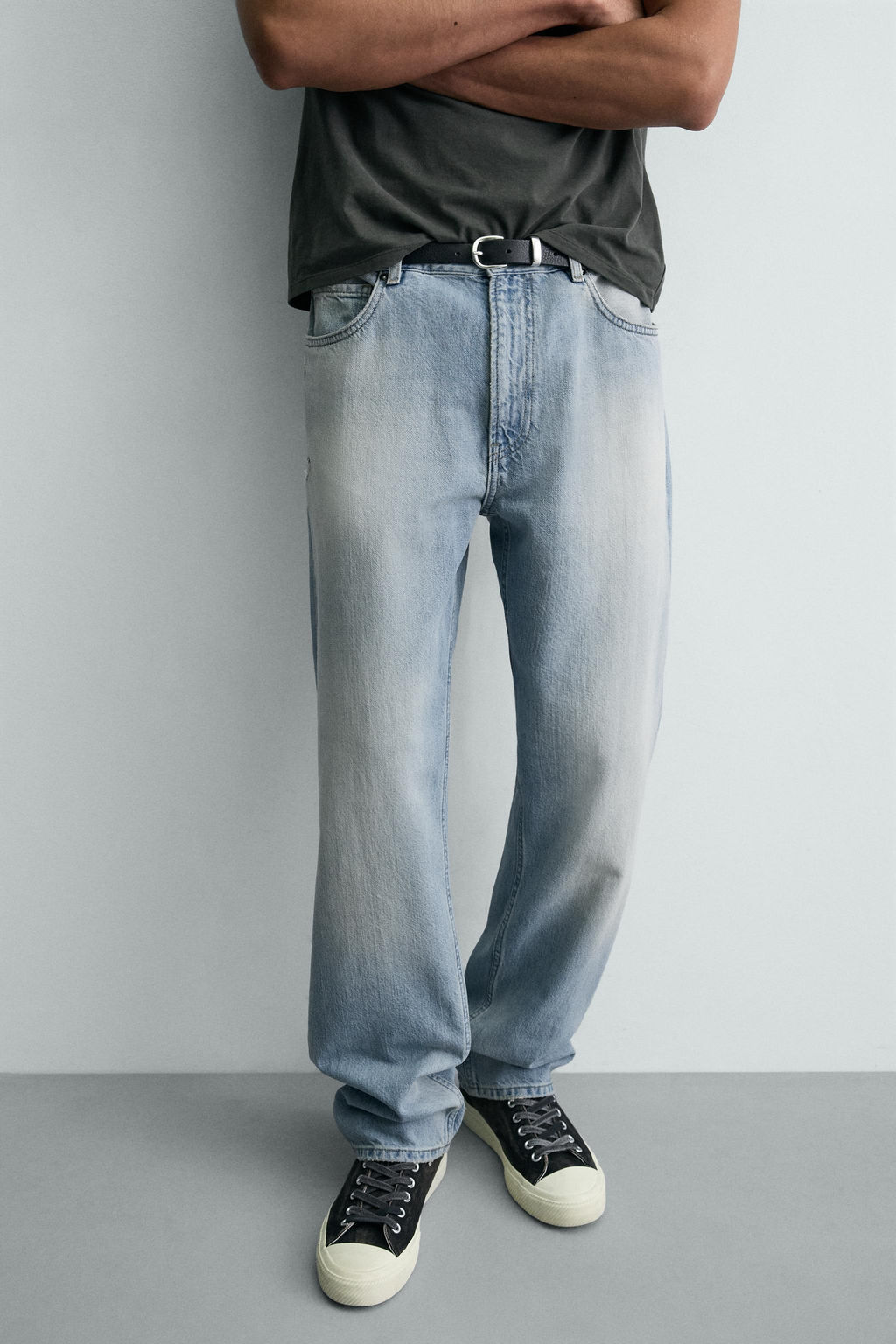 JEANS STRAIGHT FIT / Azul claro - Zara фото 5