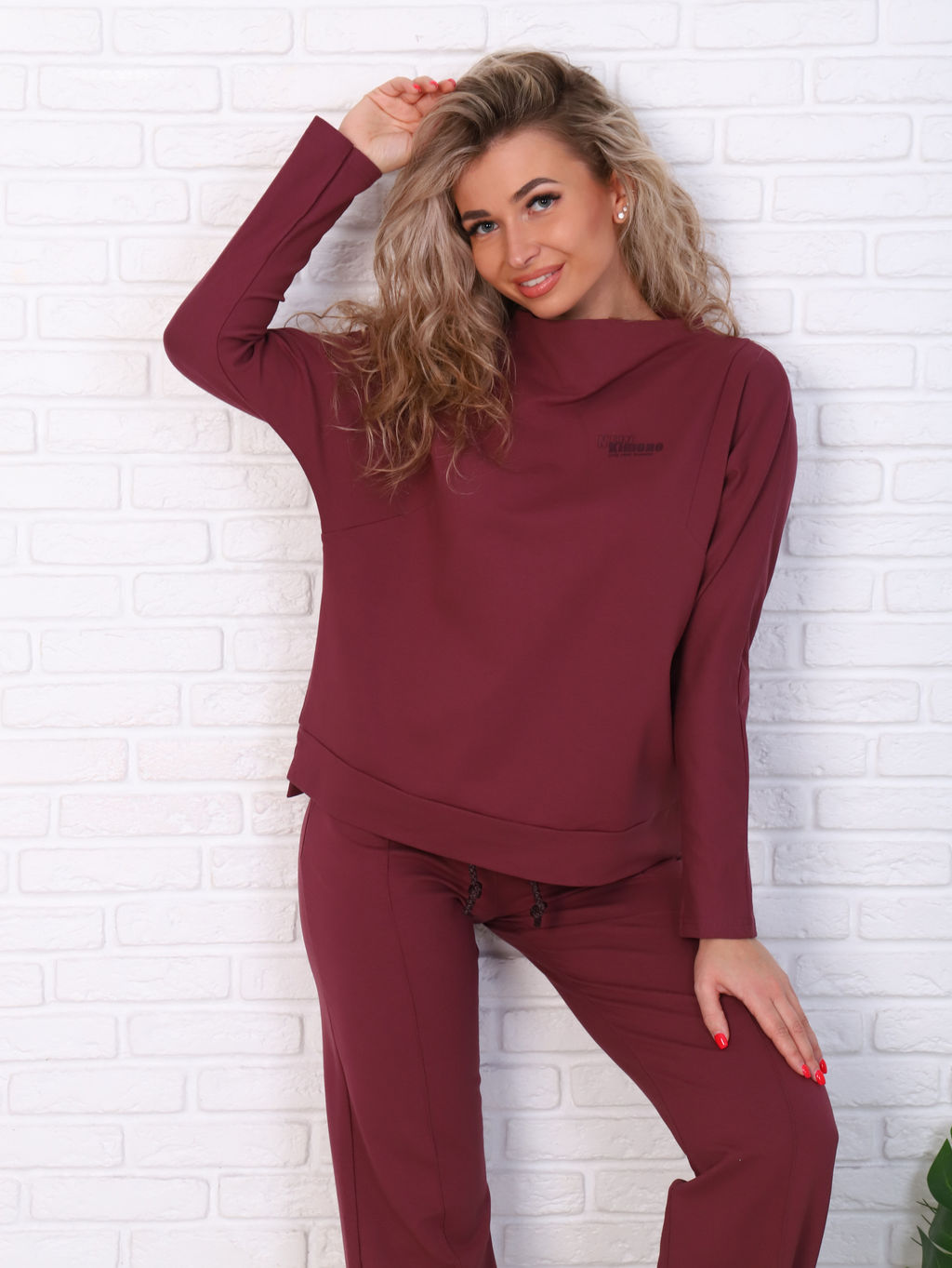 Костюм женский 5-319е (бургундия)