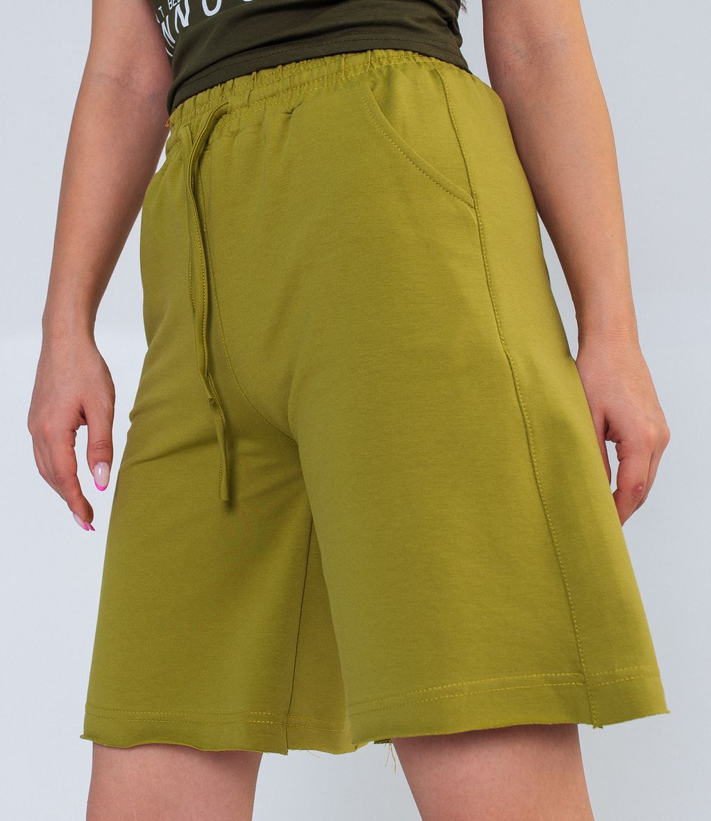 Шорты #ОБШ1347 (1), оливковый