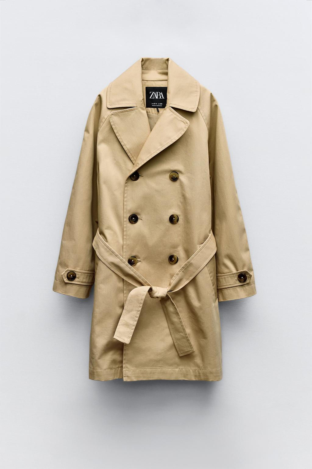 TRENCH COAT WITH BELT - Zara фото 2