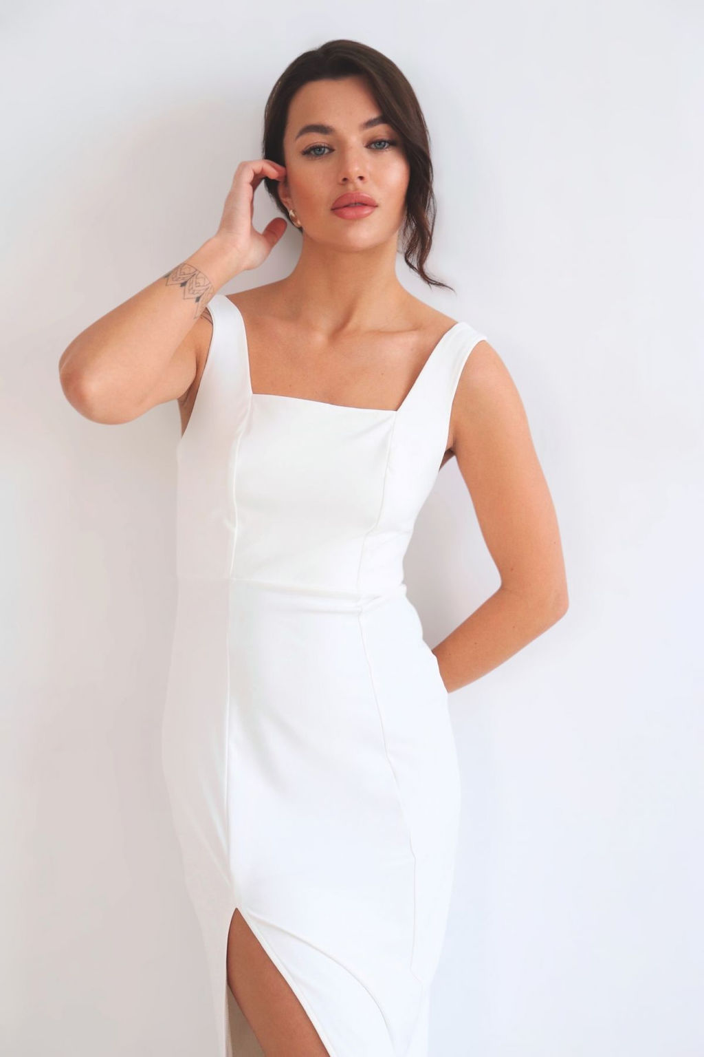 Martichelli Платье белое  фото 3