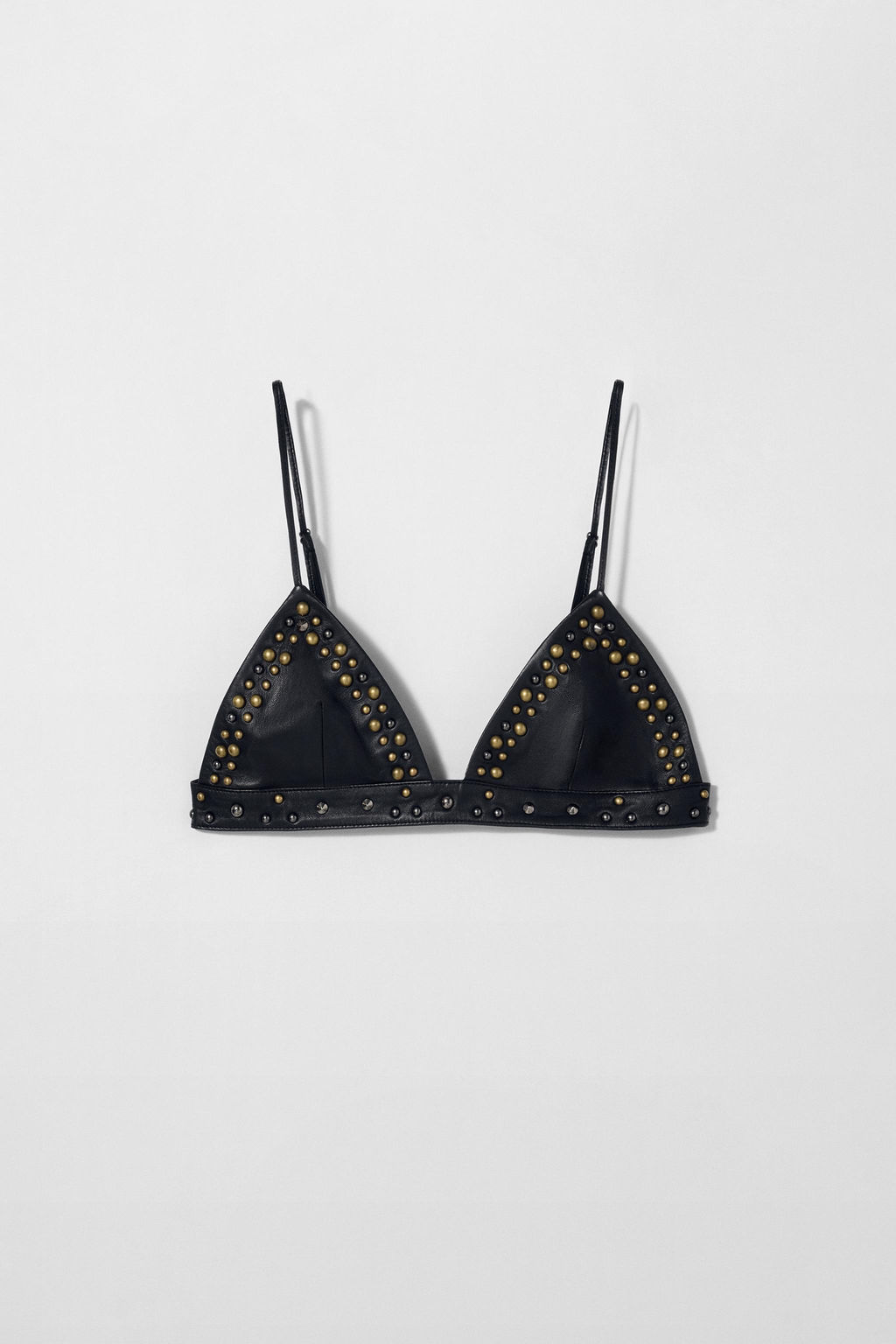 LEATHER STUDDED BRA KATE MOSS X ZARA  фото 2