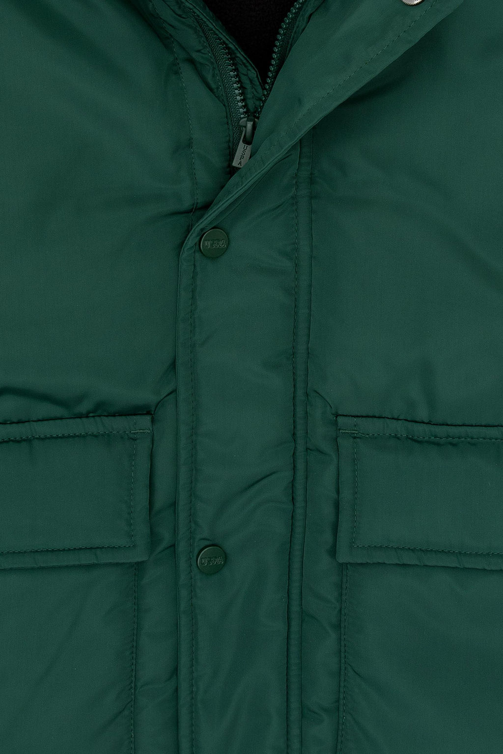 Erkek _ocuk Koyu Ye_il Kaban