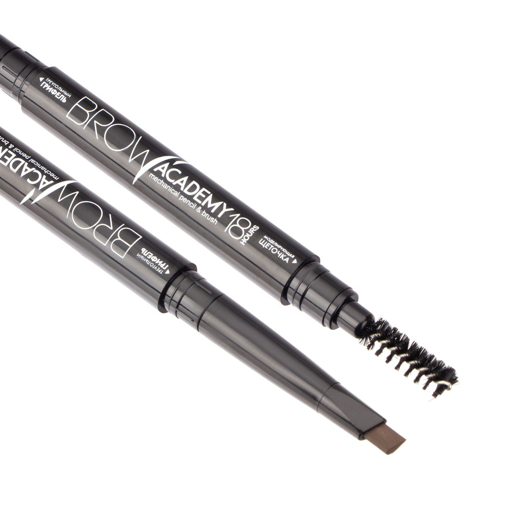 TF CEB03 Карандаш для бровей механический с щеточкой BROW ACADEMY тон 303 натуральный коричневый