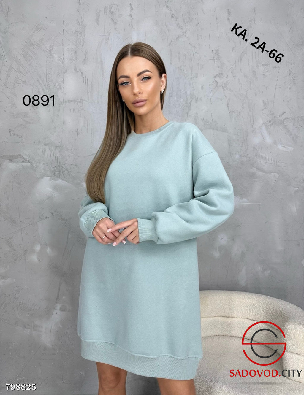 Туника женская однотонная - Bruno фото 4