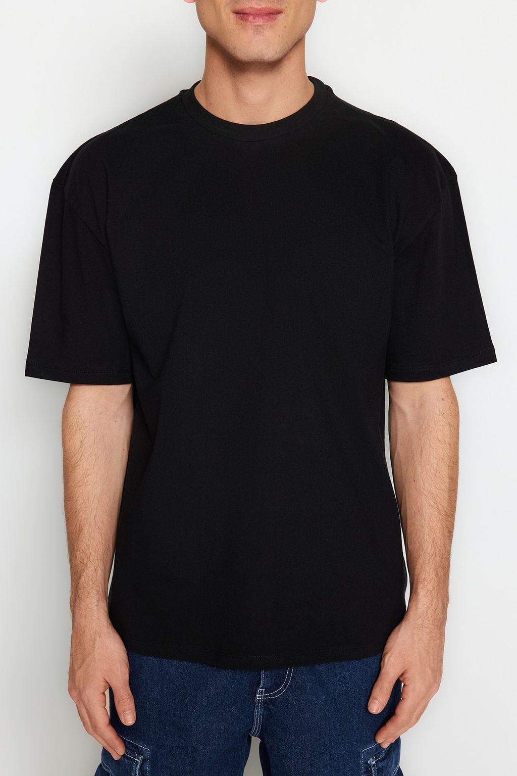 TRENDYOL MAN Beyaz %100 Pamuklu Oversize/Genis Kesim T-Shirt TMNSS22TS0274 - Trendyolmilla фото 14