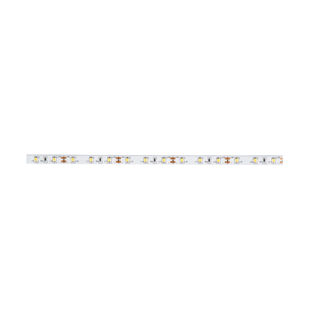 ULS-Q320 2835-60LED/m-8mm-IP20-DC12V-4,8W/m-5M-3000K Гибкая светодиодная лента на самоклеящейся основе. Катушка 5 м. в герметичной упаковке. Теплый белый свет(3000K). ТМ Volpe.