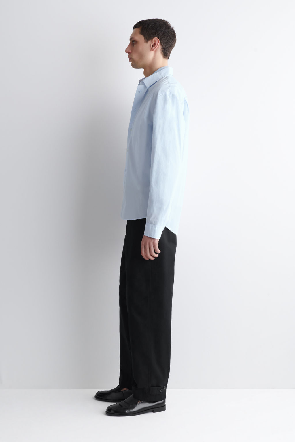 CAMISA DE POPEL?N DE ALGOD?N PIMA RELAXED FIT - H&m фото 9
